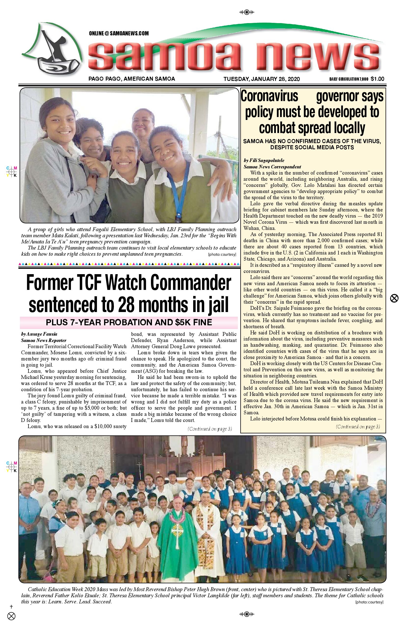 SN Newss Tuesday, January 28, 2020