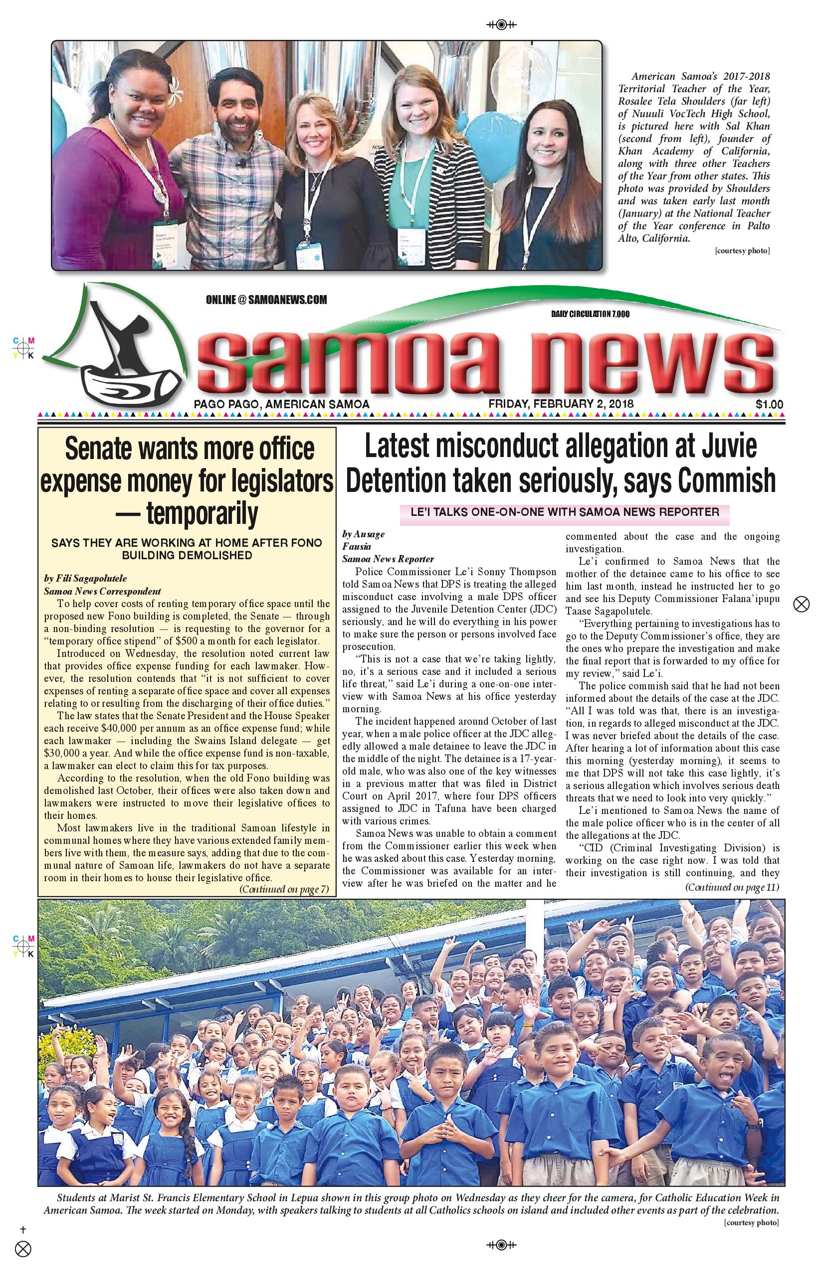 SN News Friday, Feb. 2, 2018