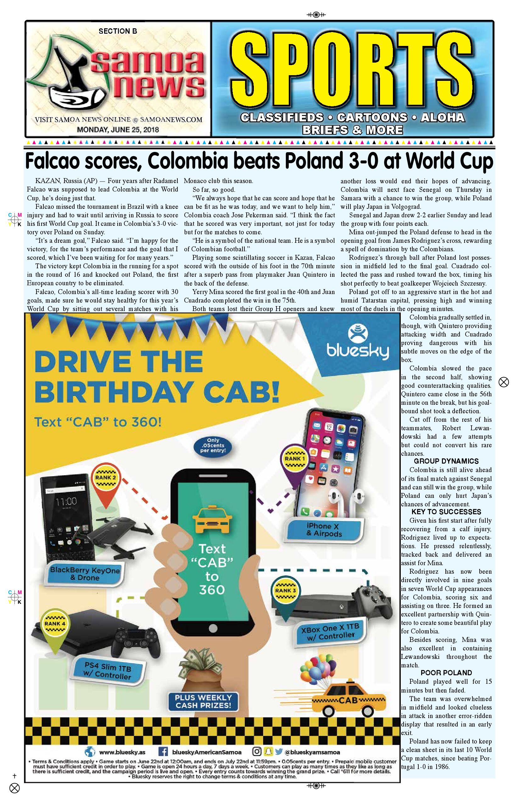 SN Sports Monday, June 25, 2018