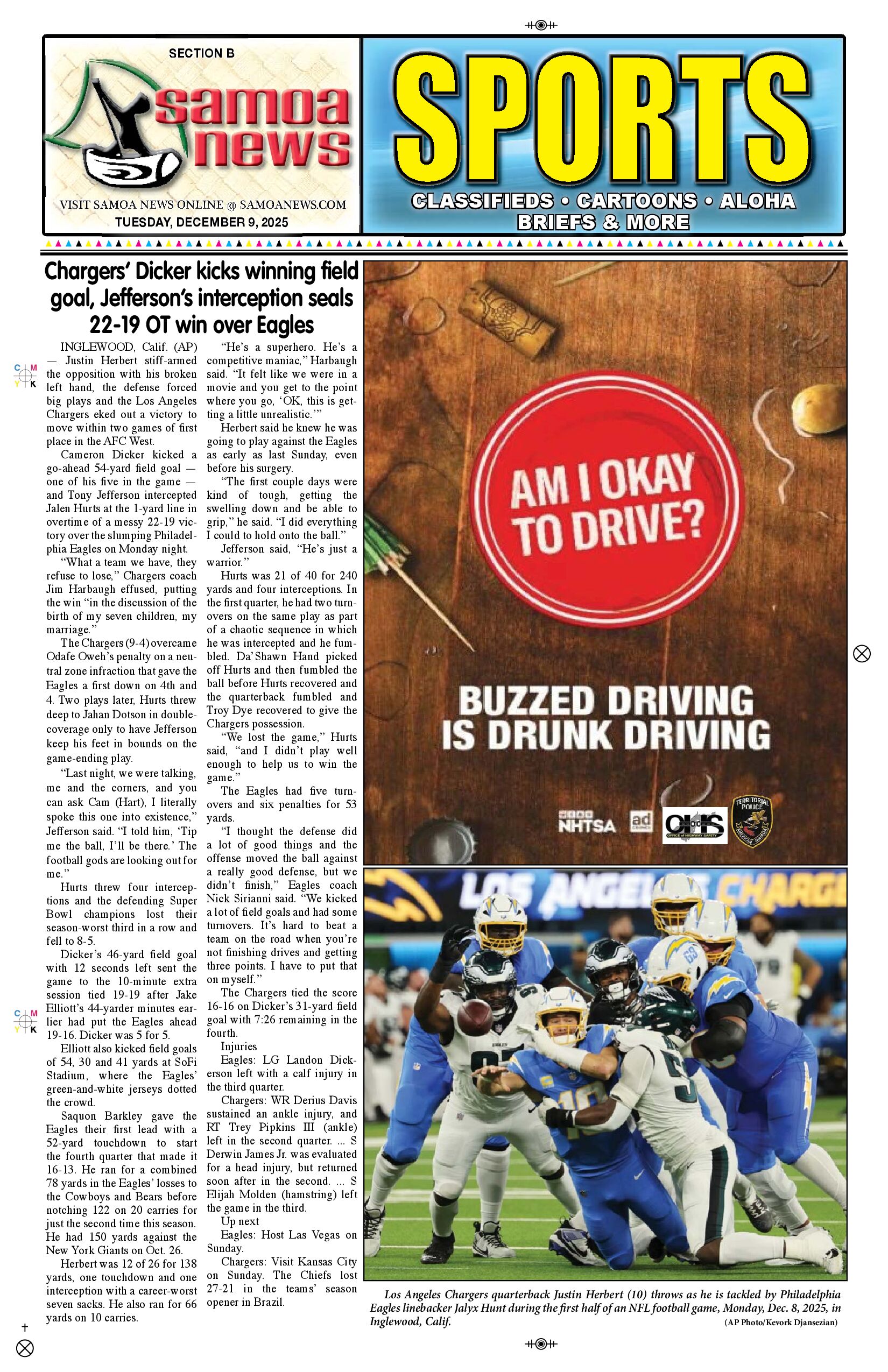 SN Sports Tuesday, December 09, 2025