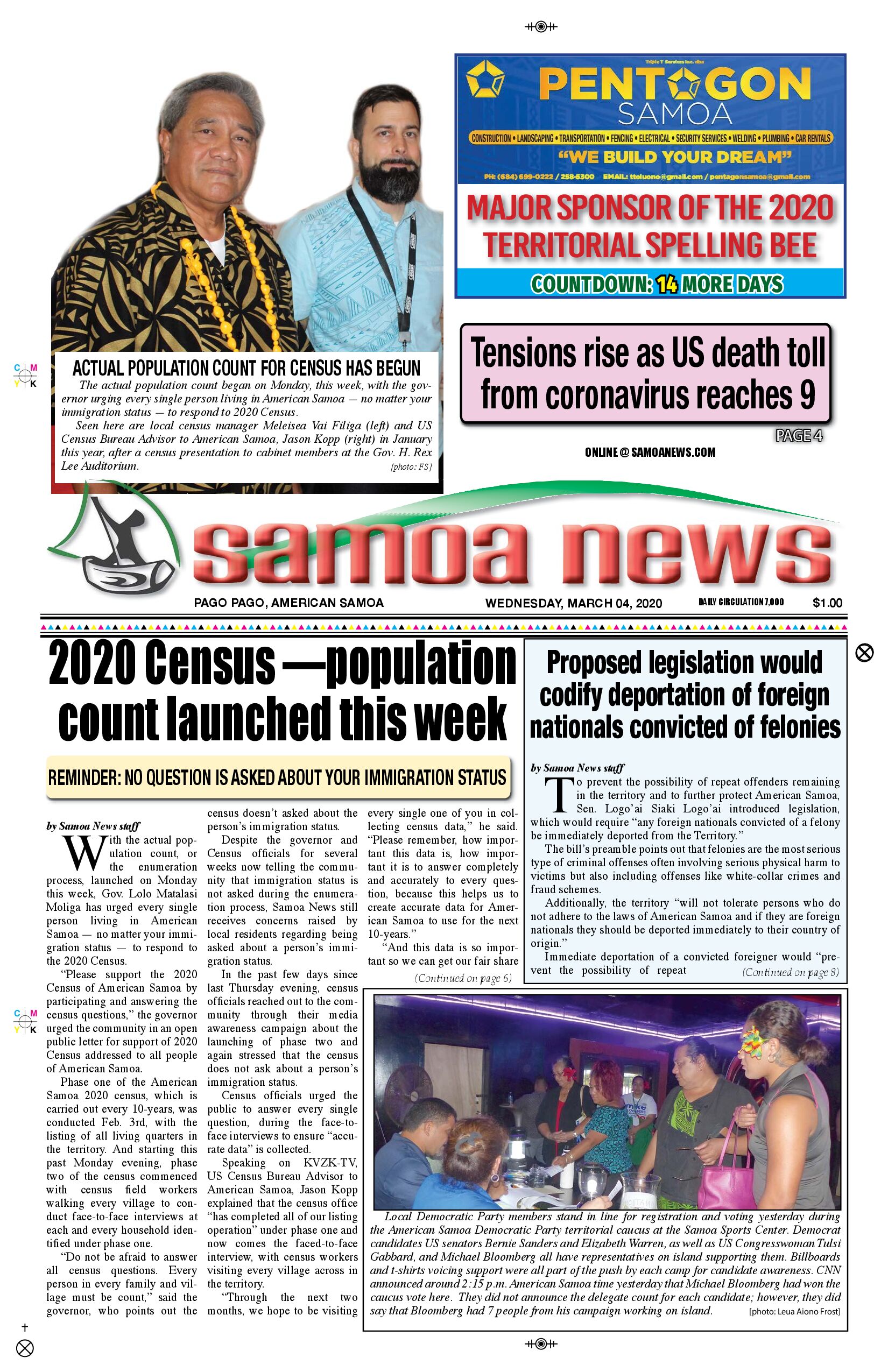 SN News Wednesday, March 04, 2020