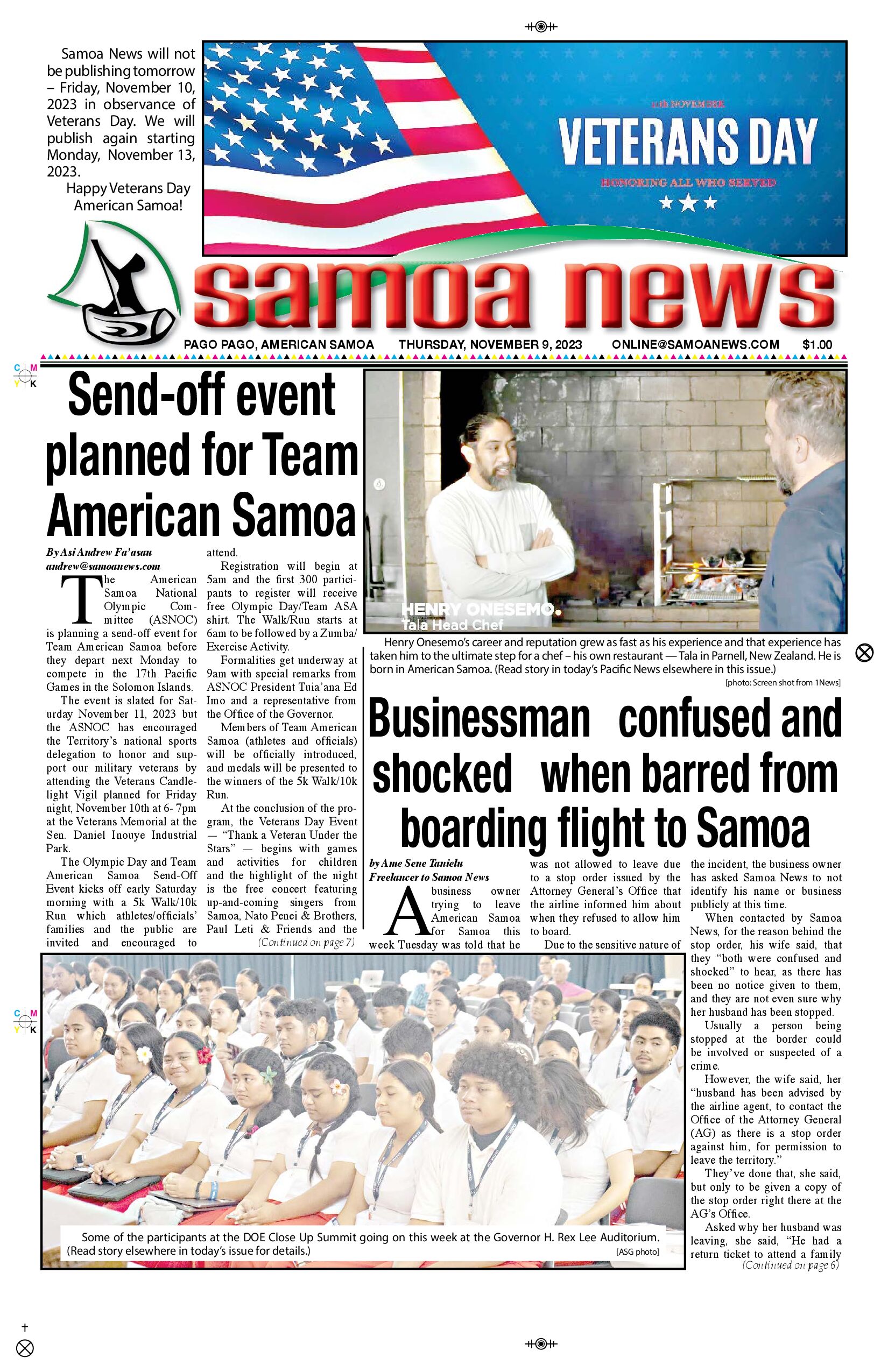 SN News Thursday, November 09, 2023