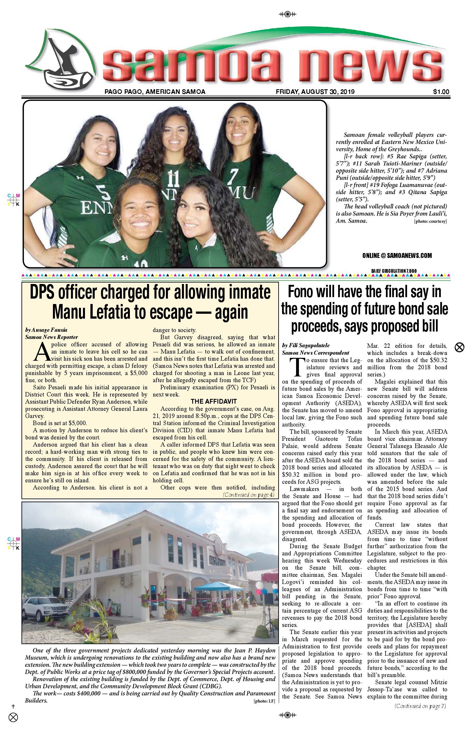 SN News Friday, August 30, 2019