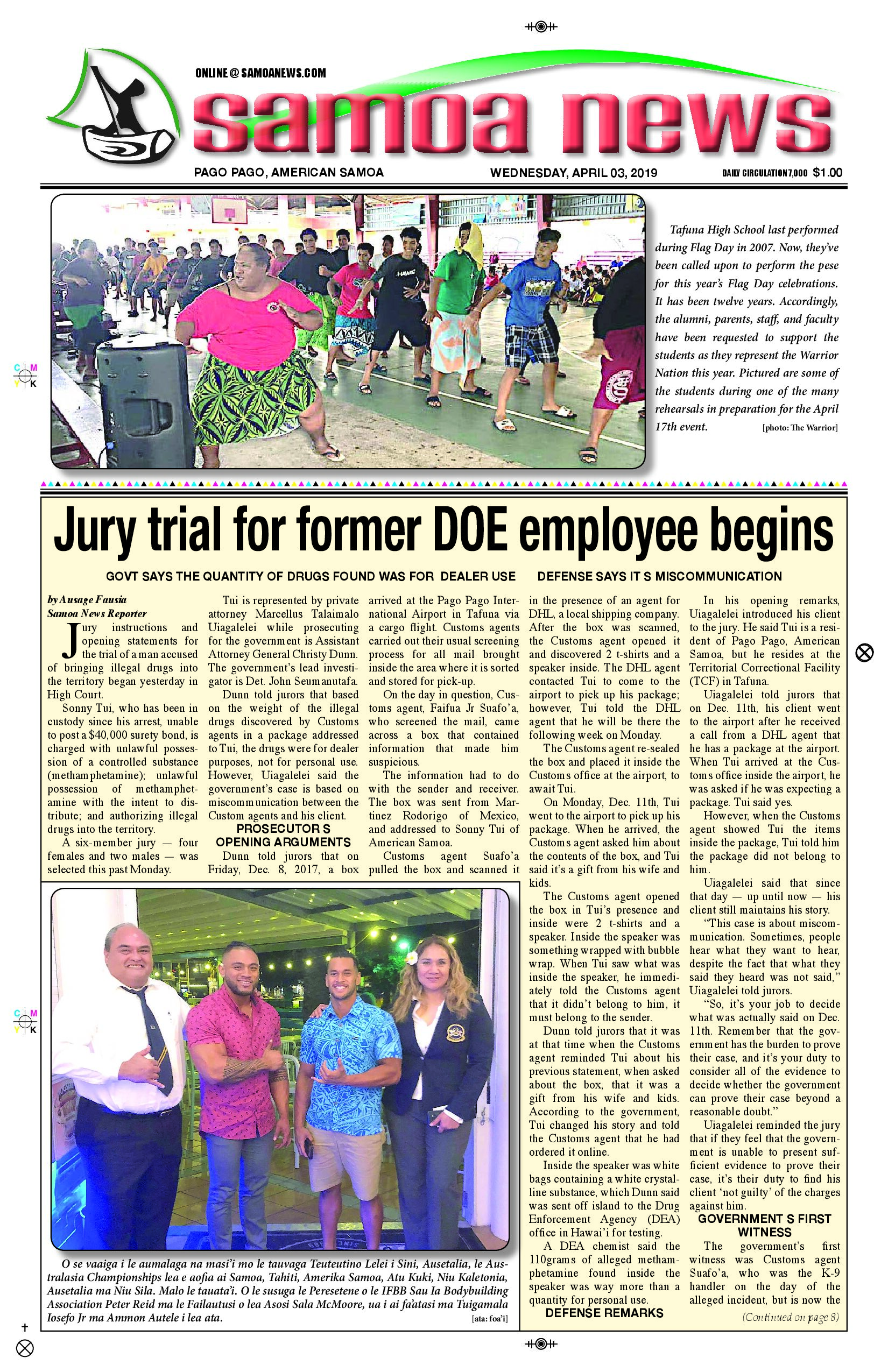 SN News Wednesday, April 03, 2019