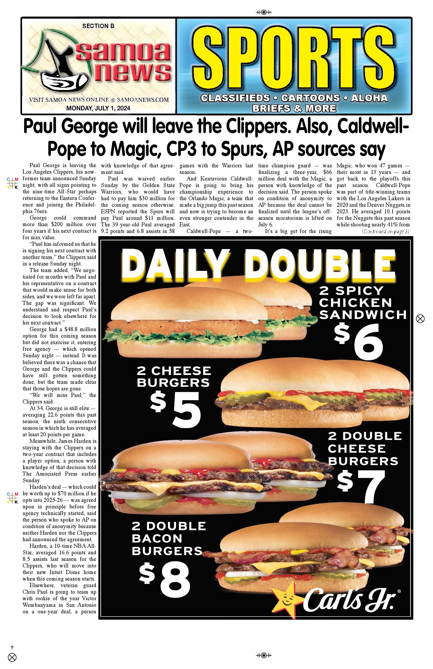 SN Sports Monday, July 01, 2024