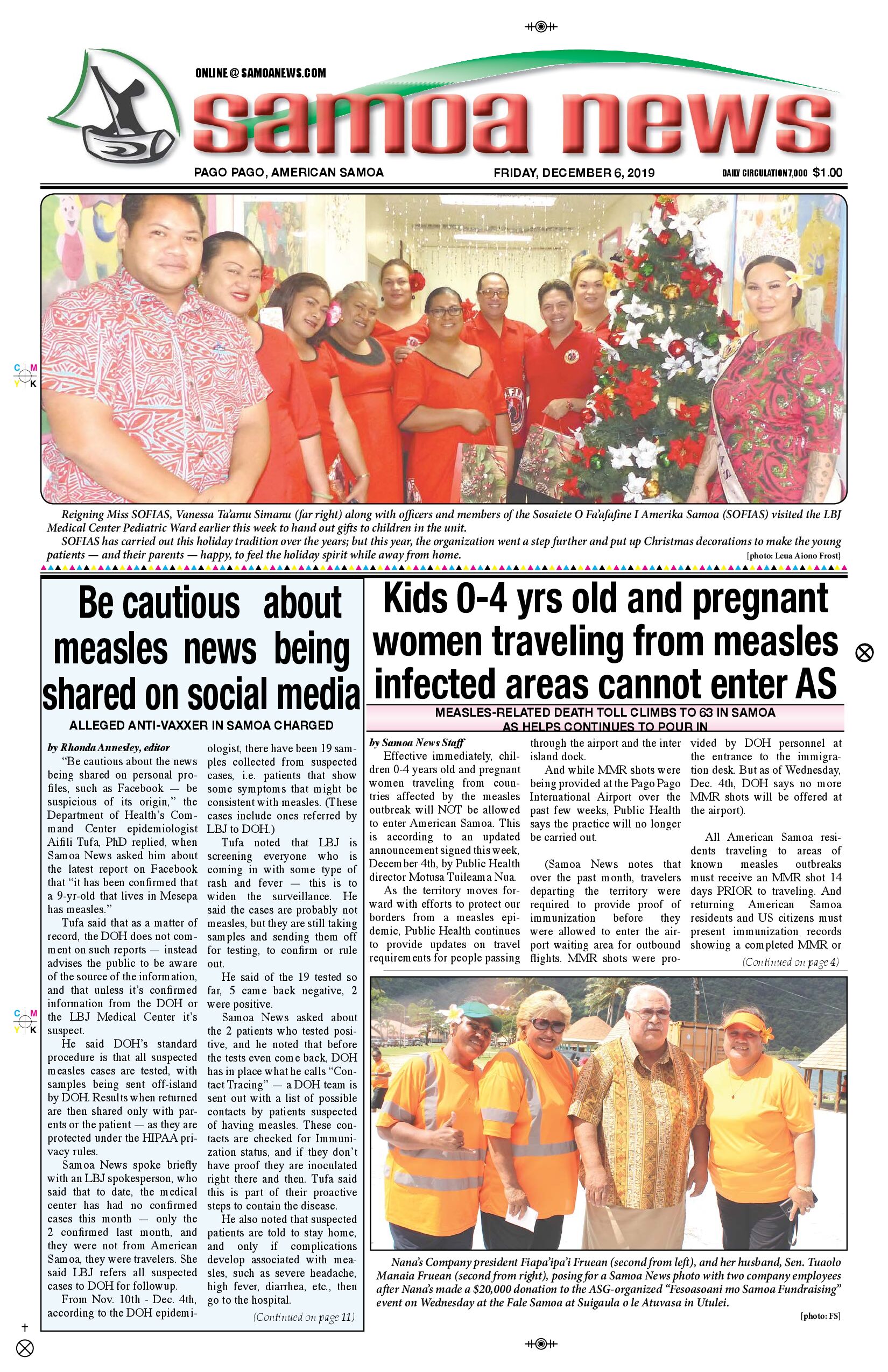 SN News Friday, December 06, 2019