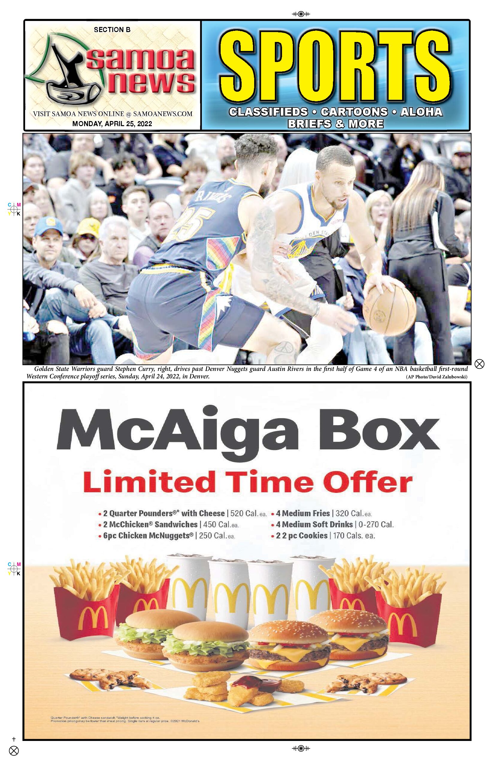 SN Sports Monday, April 25, 2022