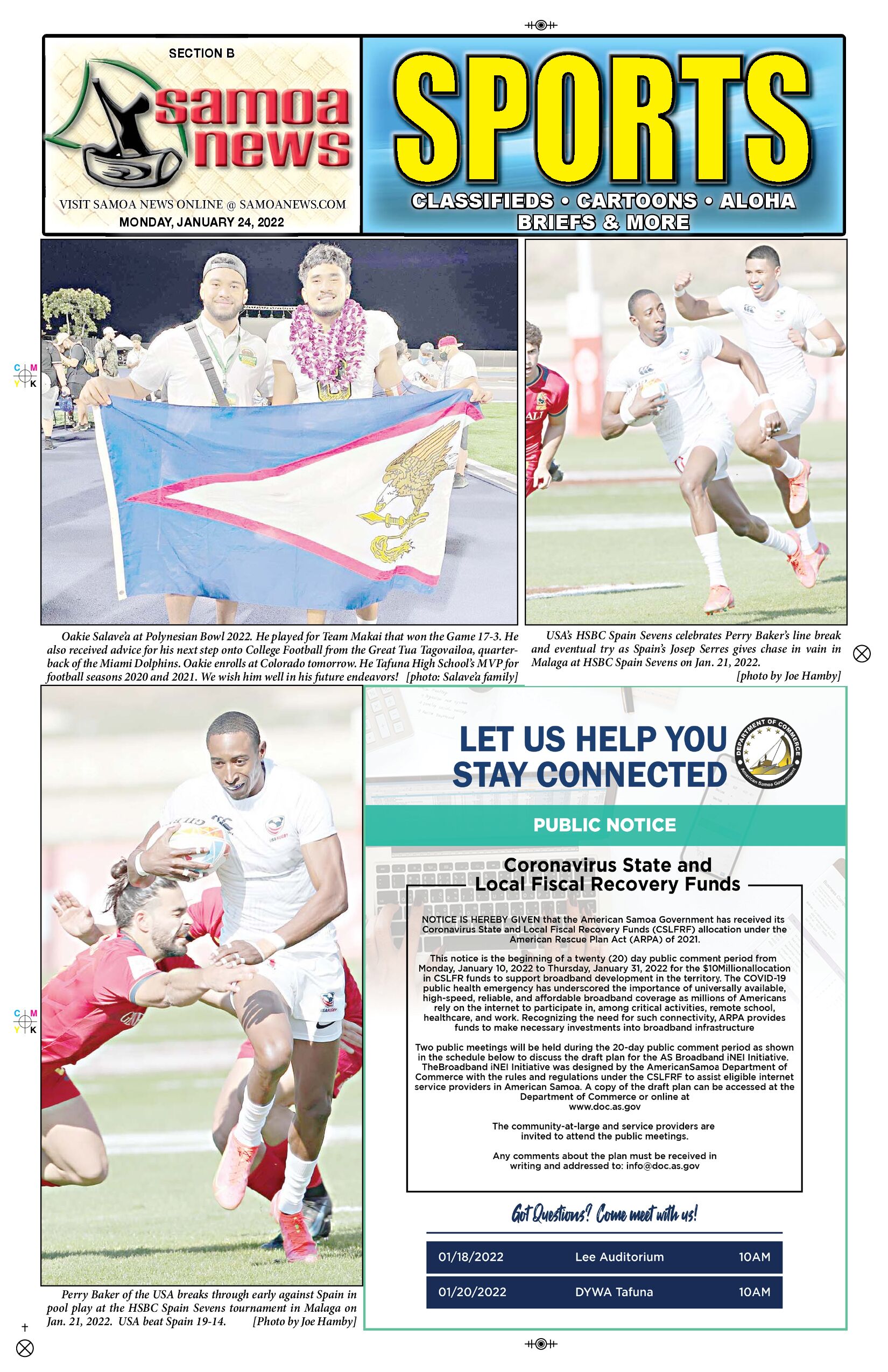 SN Sports Monday, January 24, 2022