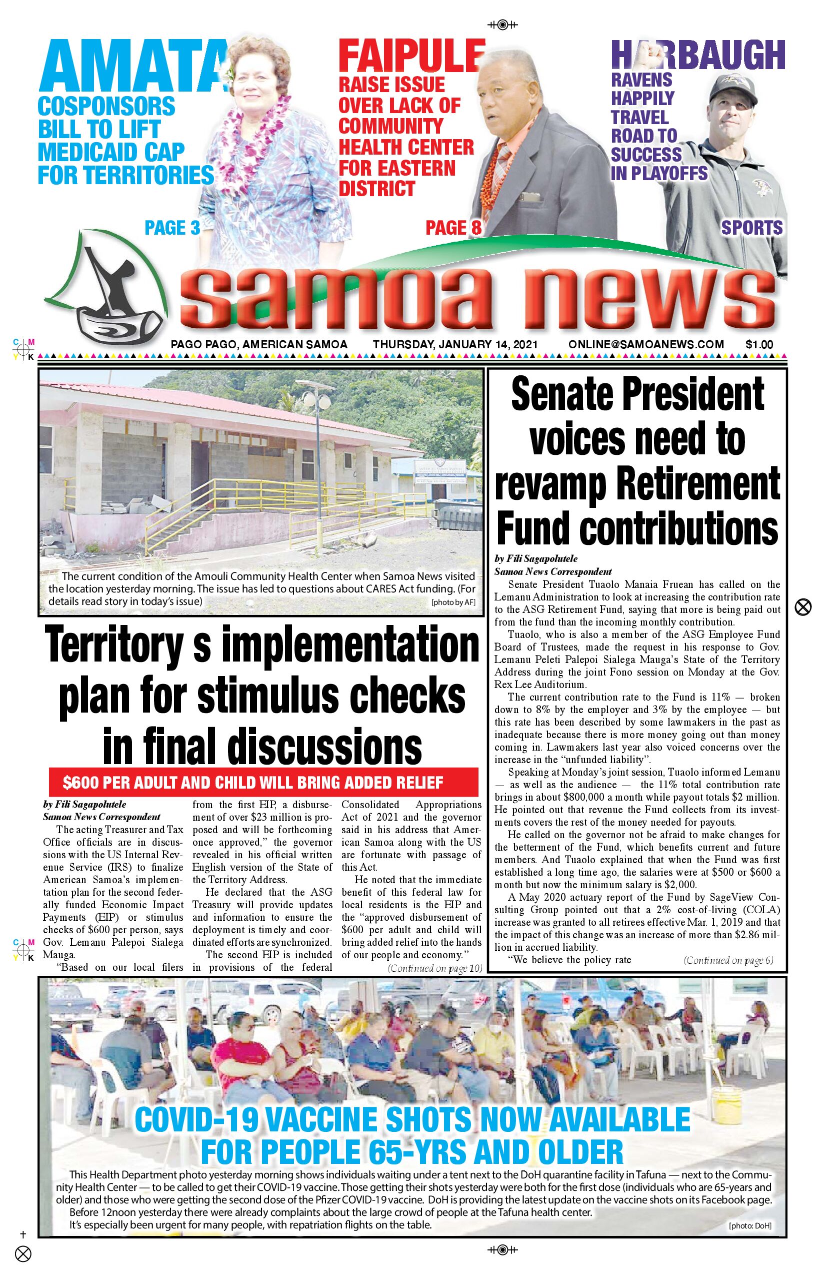 SN News Thursday, Jan. 14, 2021