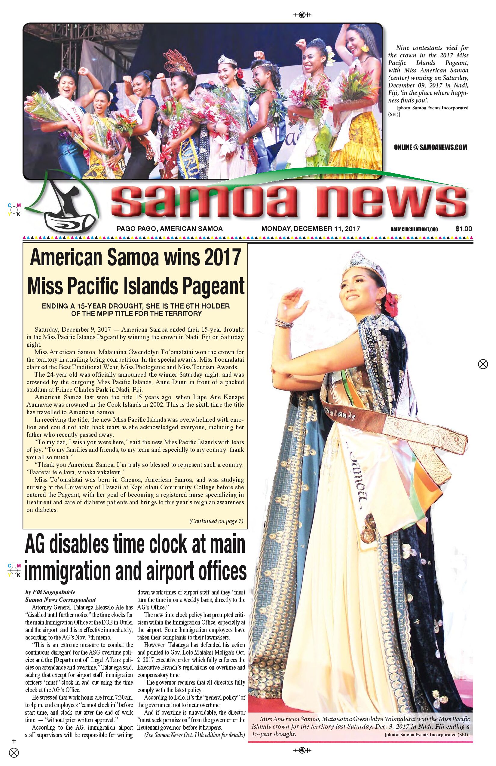 SN News Monday, Dec. 11, 2017