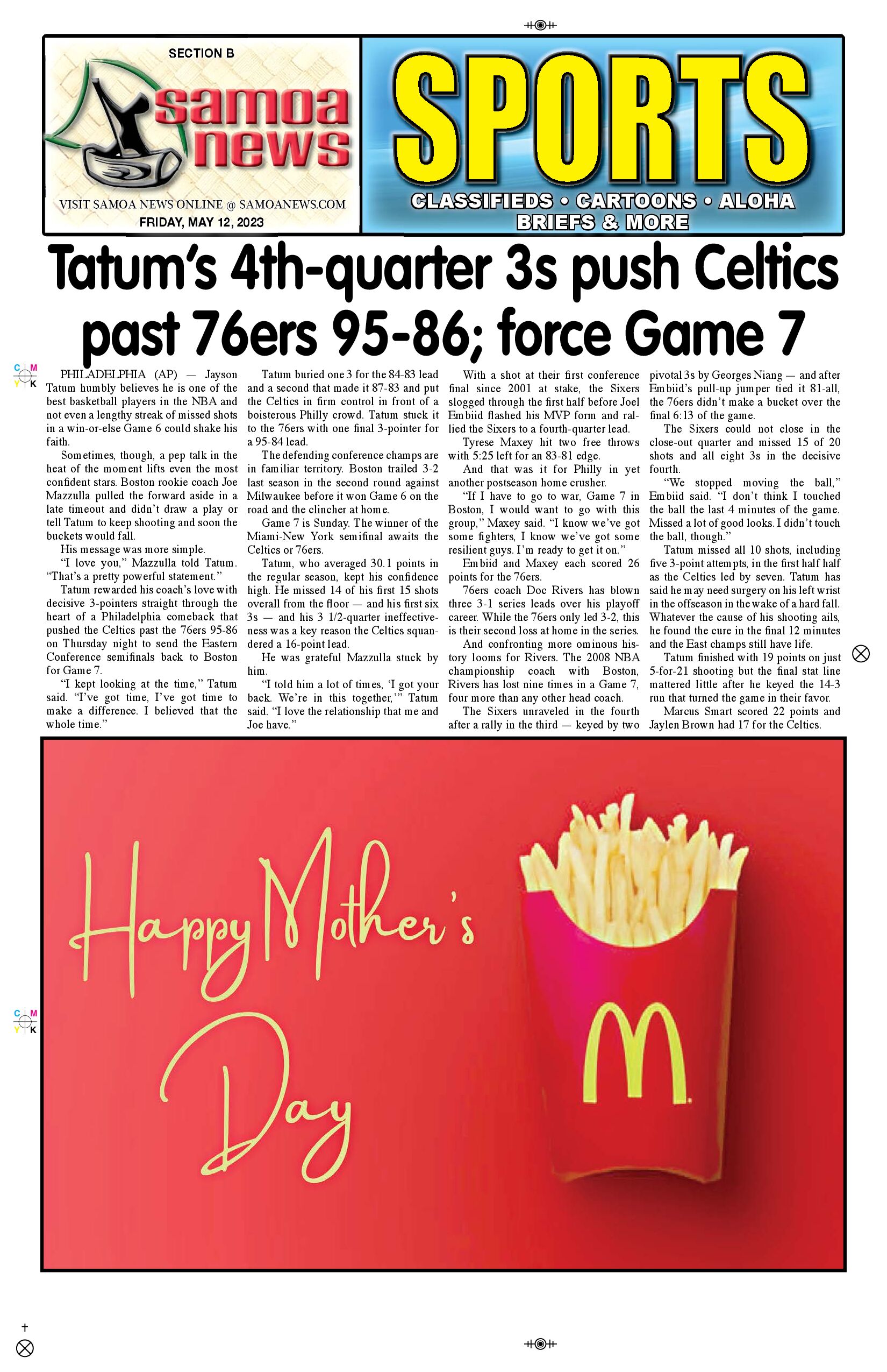 SN Sports Friday, May 12, 2023