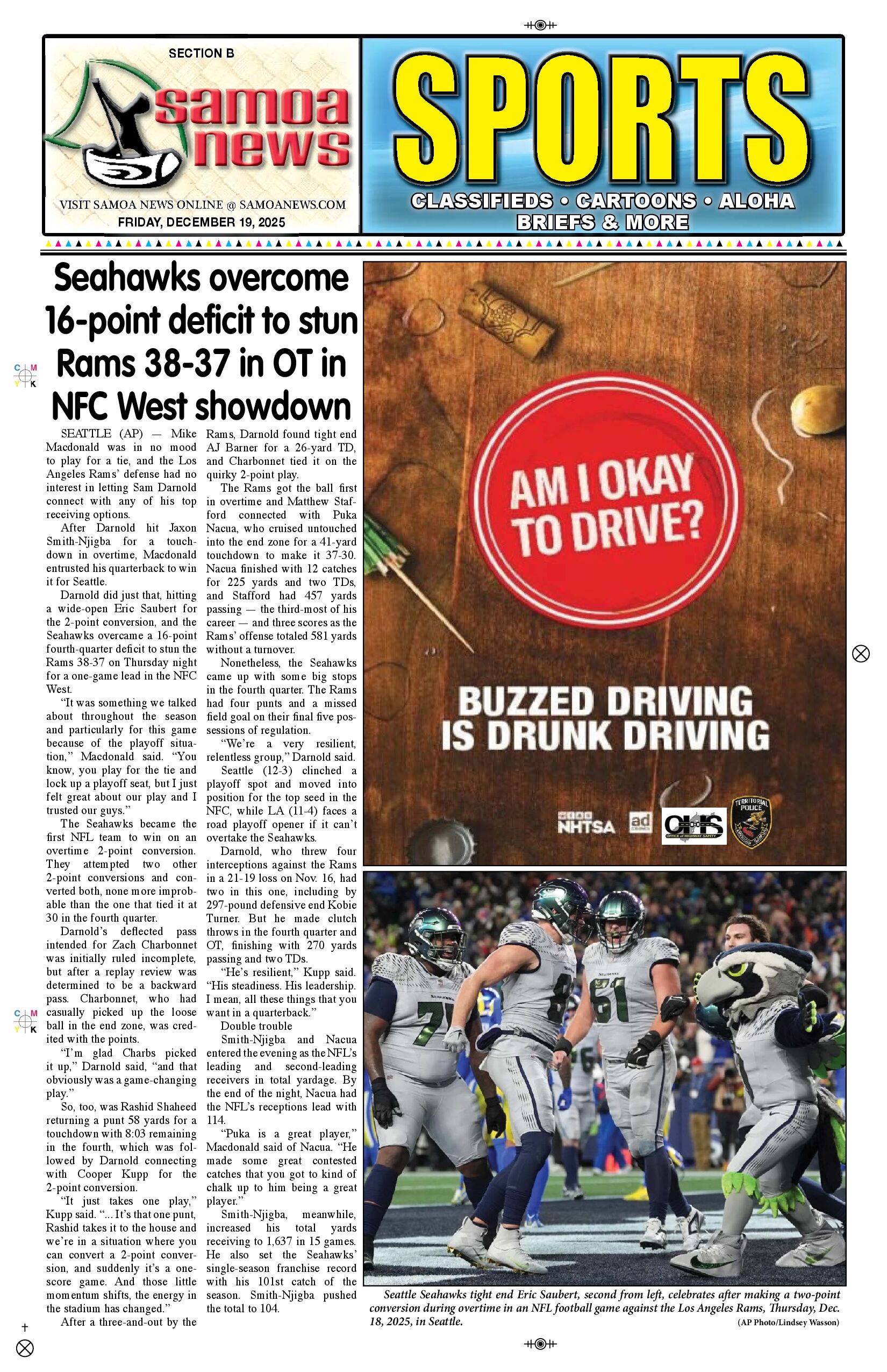 SN Sports Friday, December 19, 2025