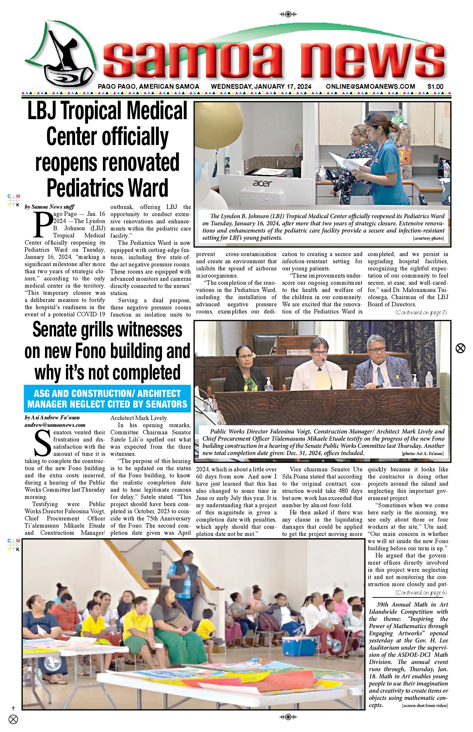 SN News Wednesday, January 17, 2024