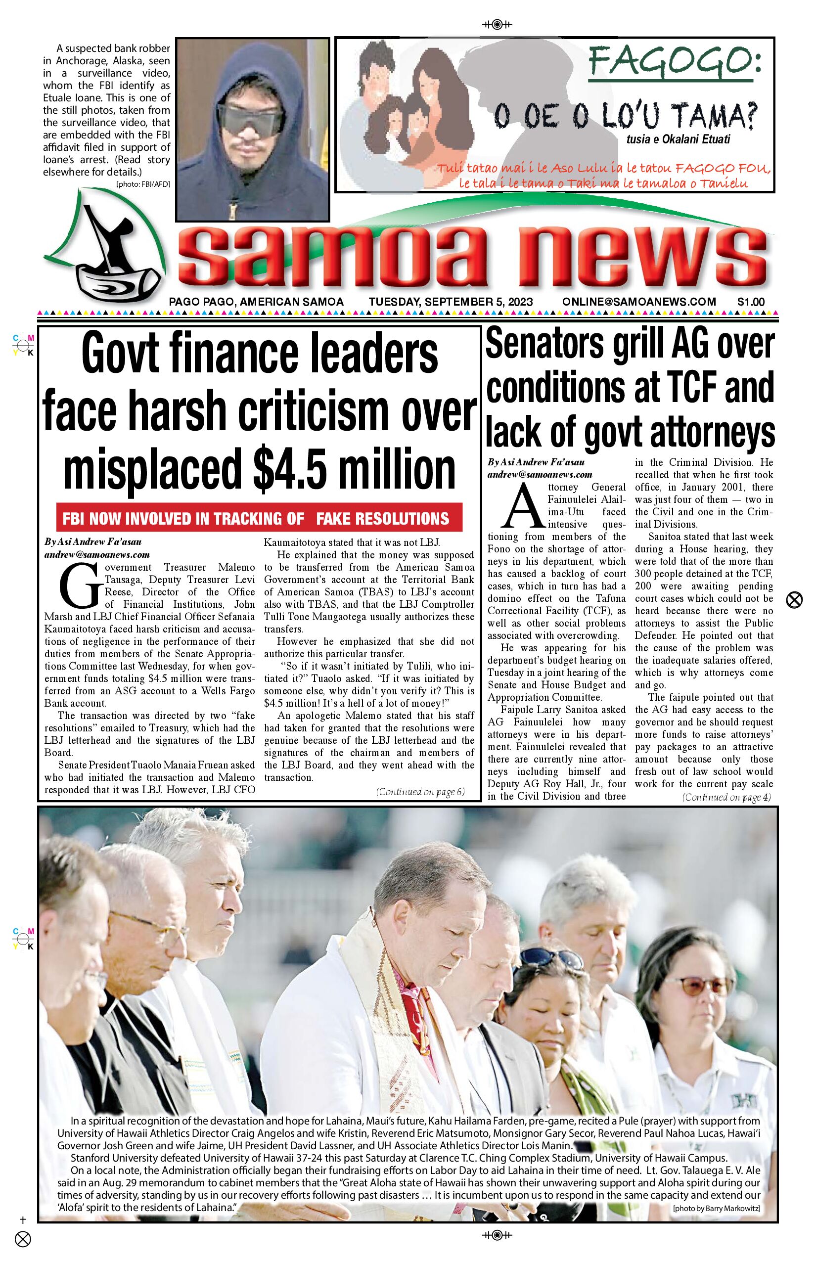 SN News Tuesday, September 05, 2023