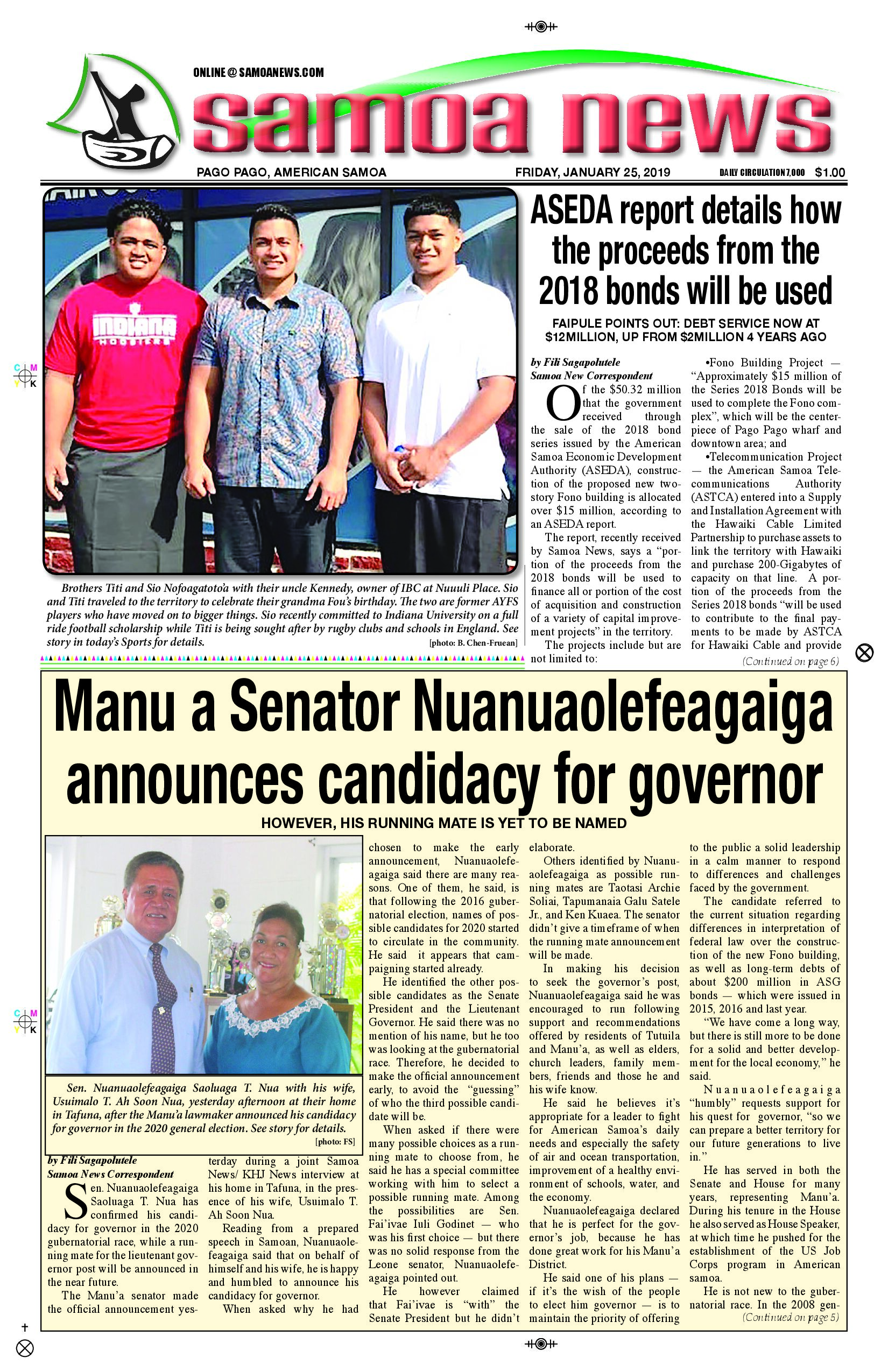 SN News Friday, January 25, 2019