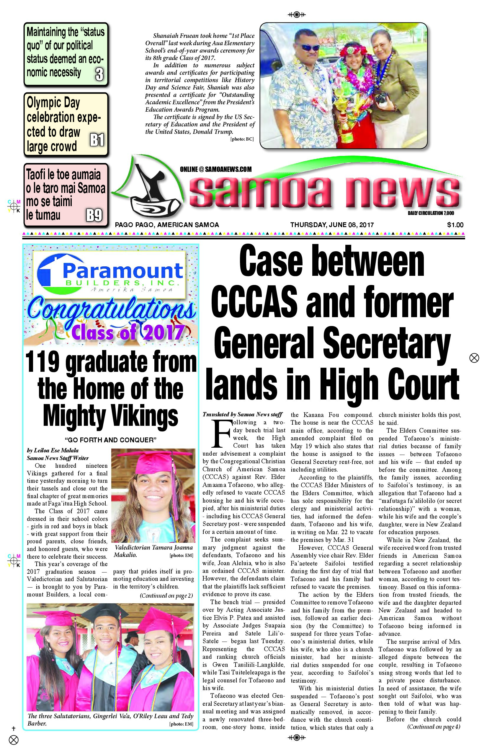 SN News Thursday, June 8, 2017