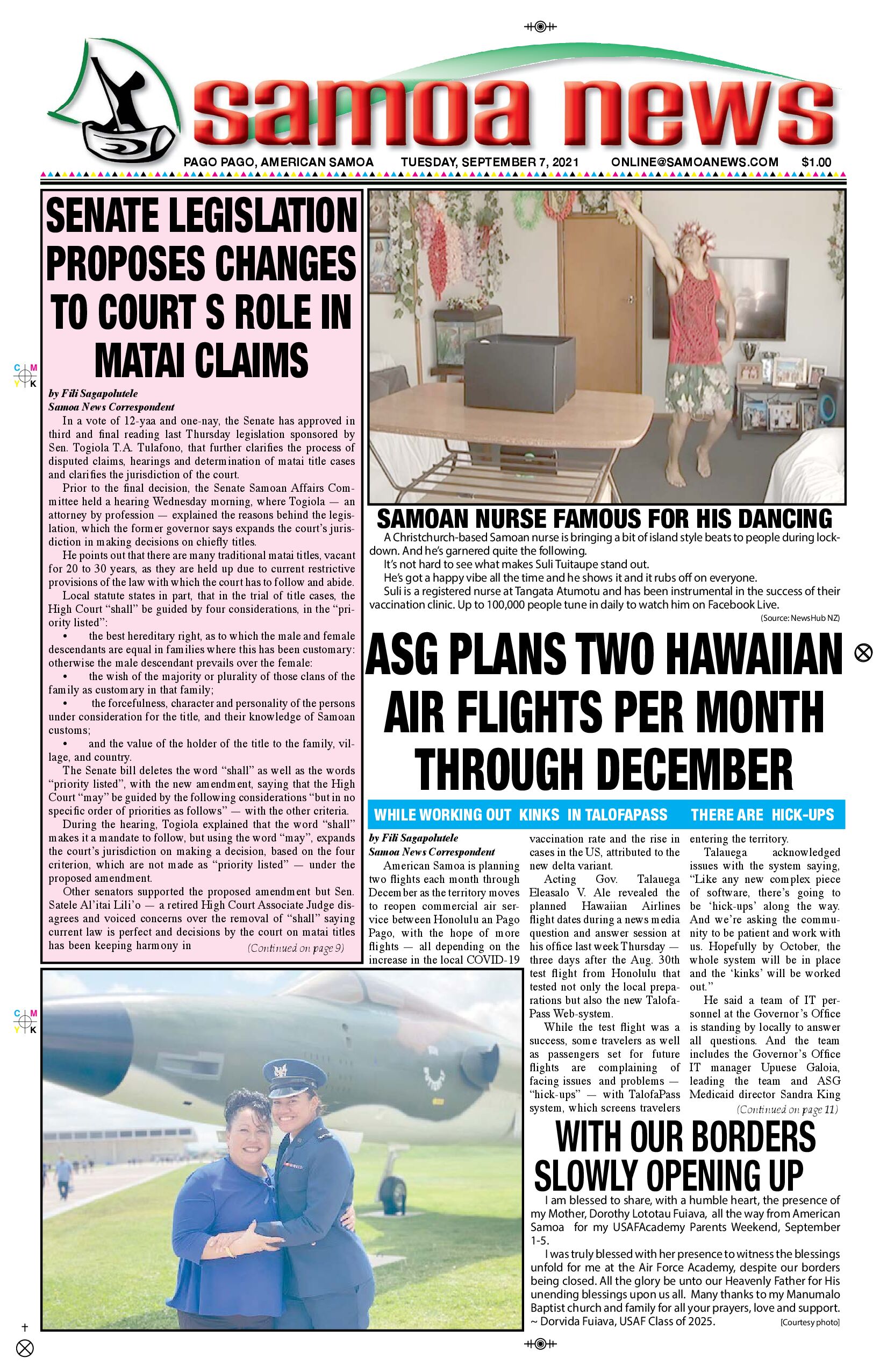 SN News Tuesday, September 07, 2021