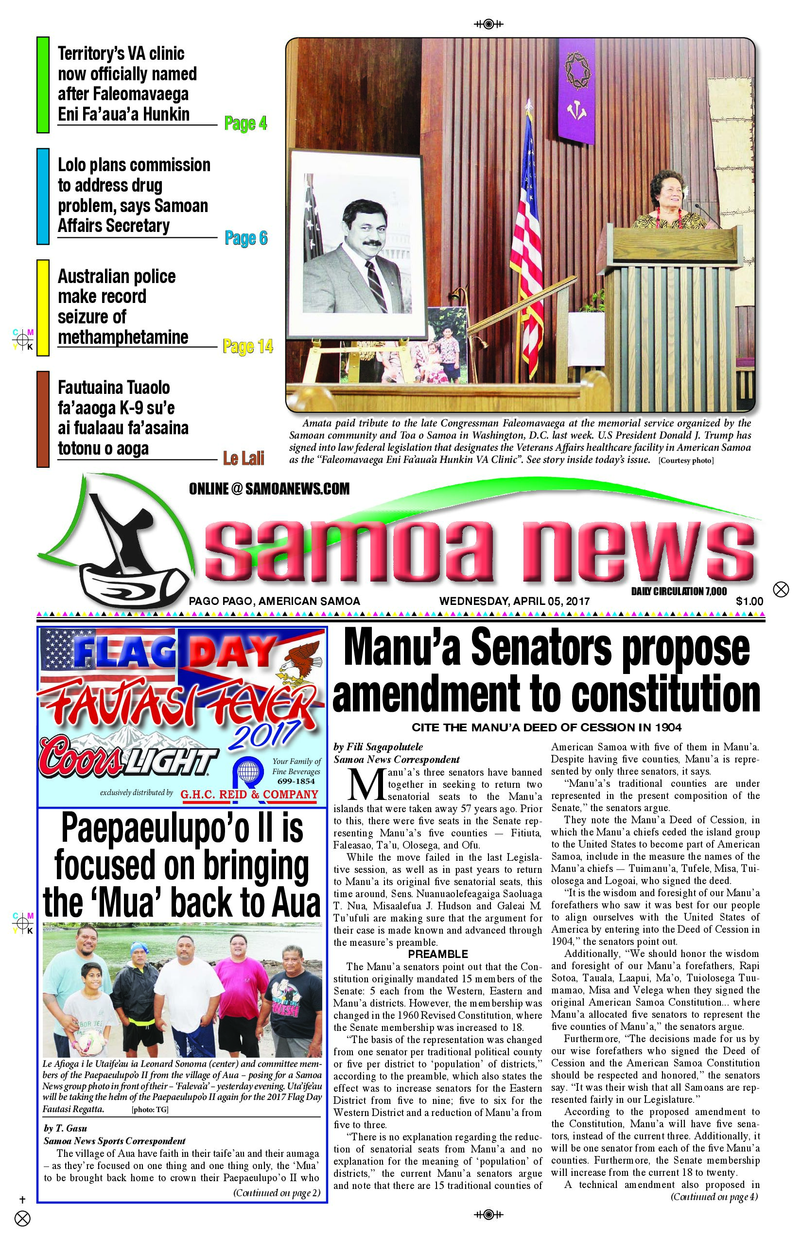 SN News Wednesday April 5, 2017