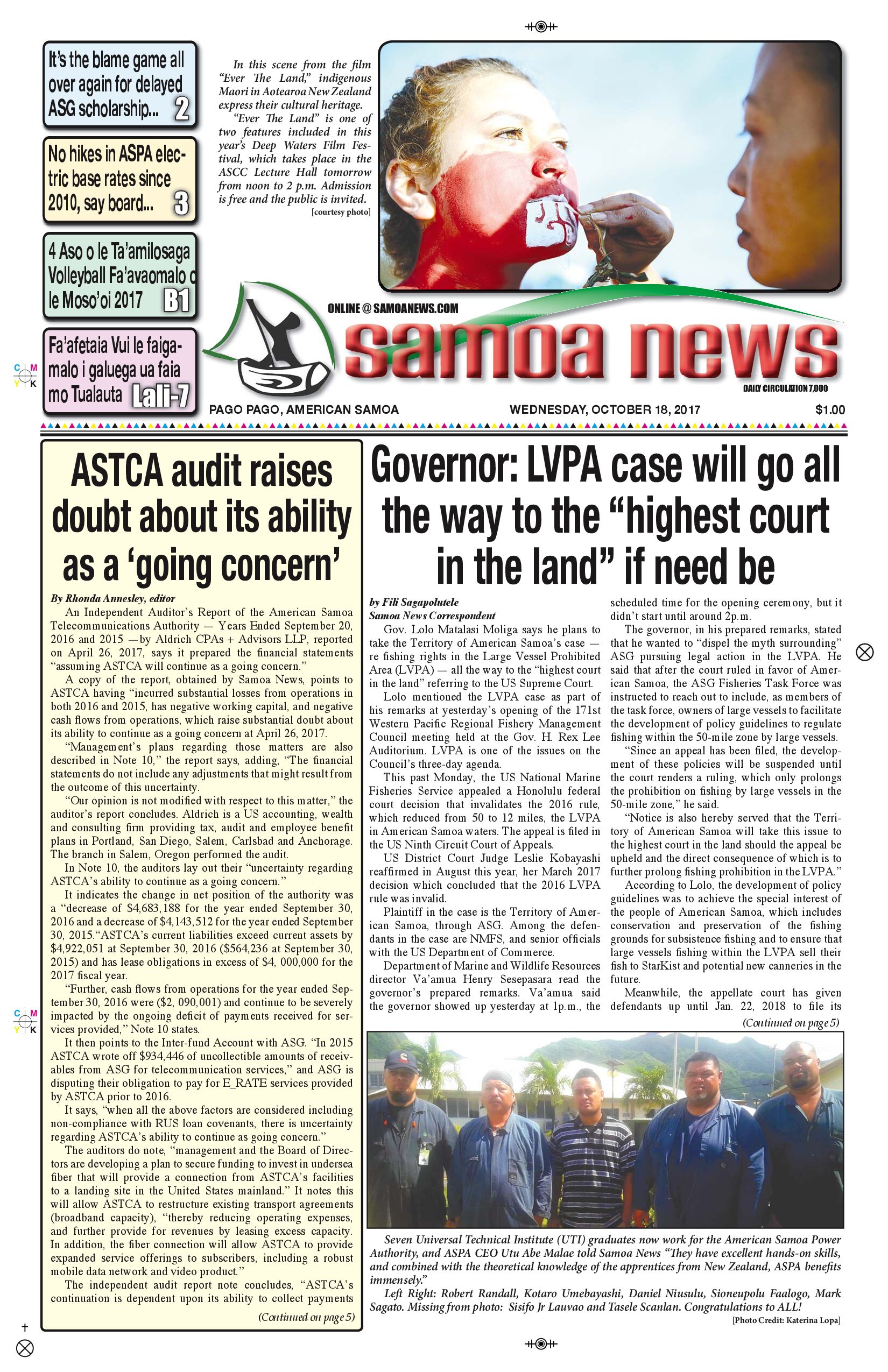 SN News Wednesday Oct. 18, 2017