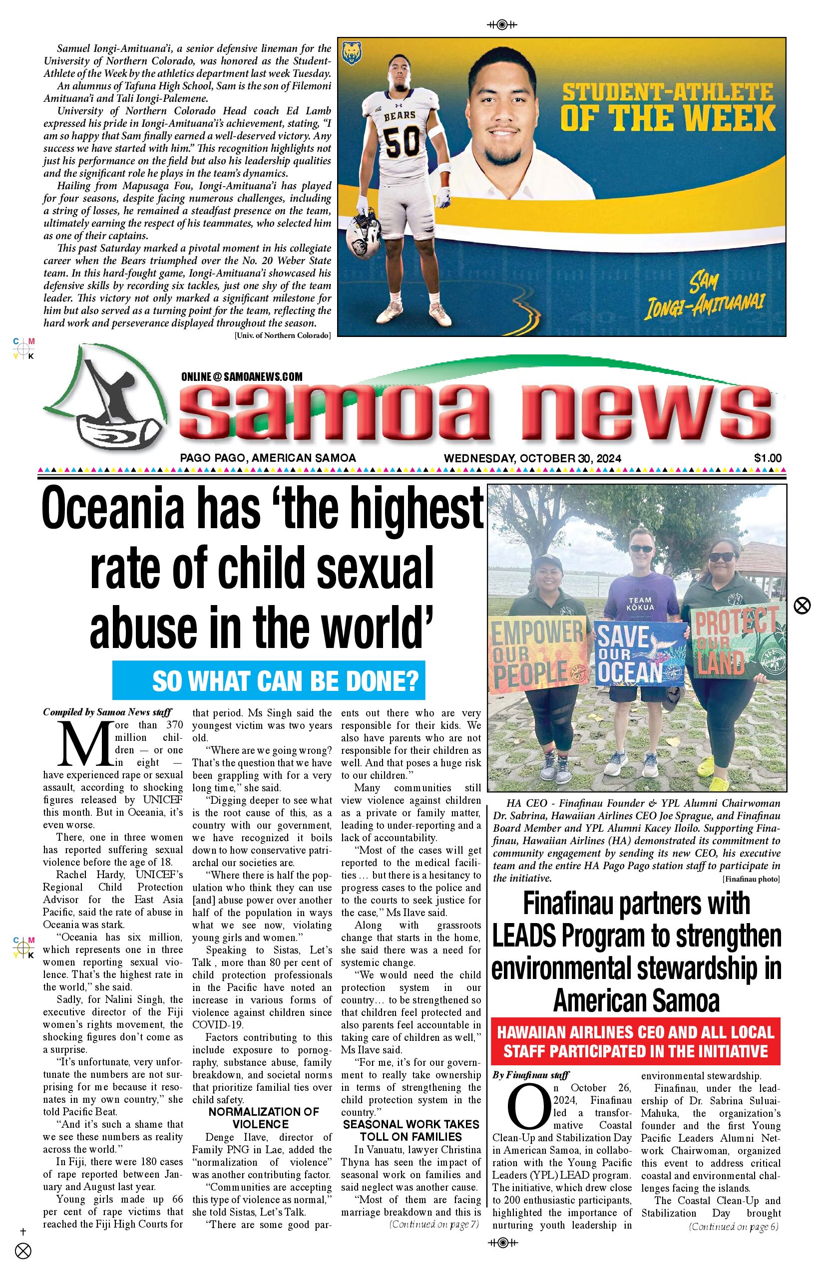 SN News Wednesday, October 30, 2024