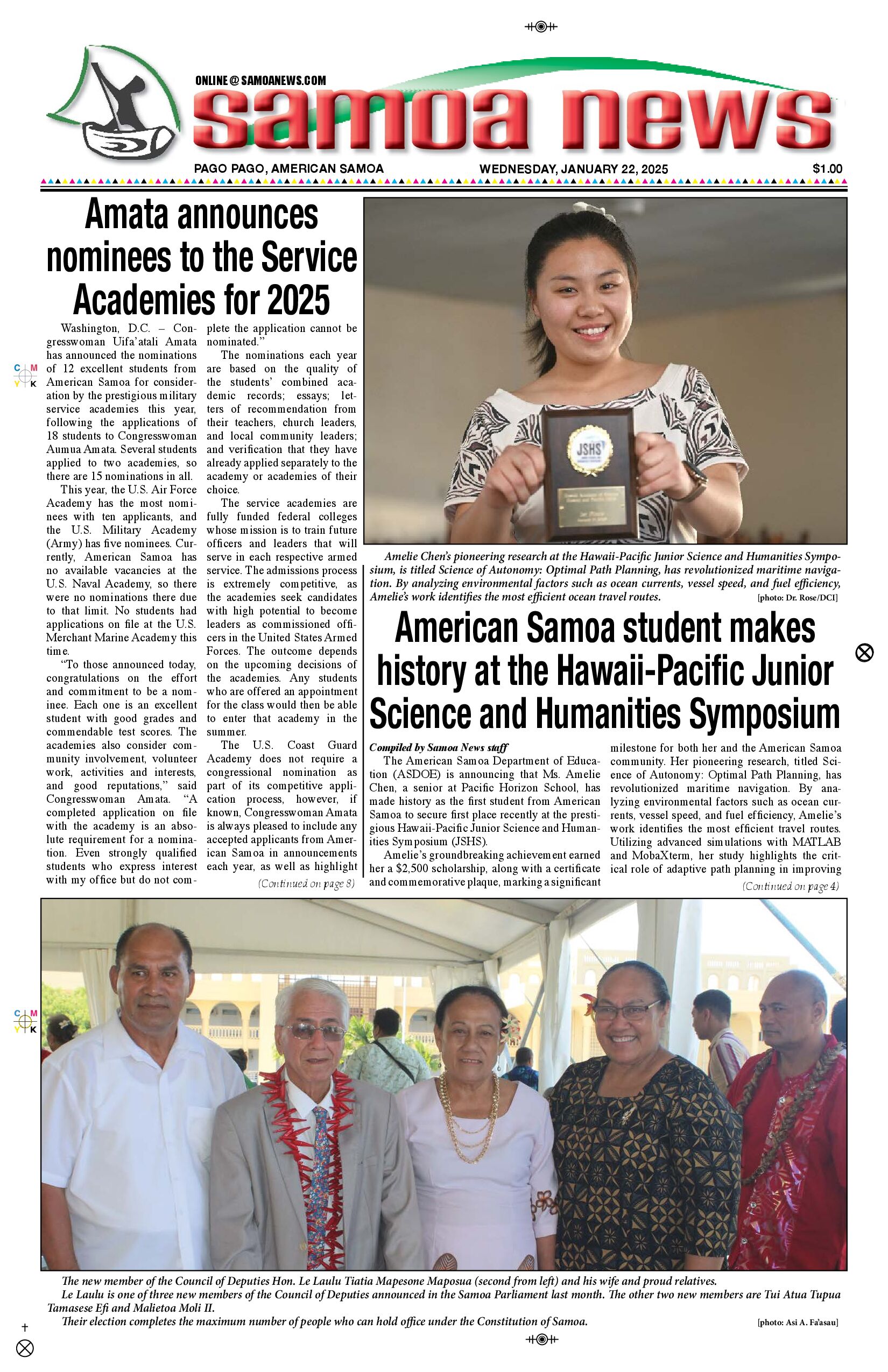 SN News Wednesday, January 22, 2025