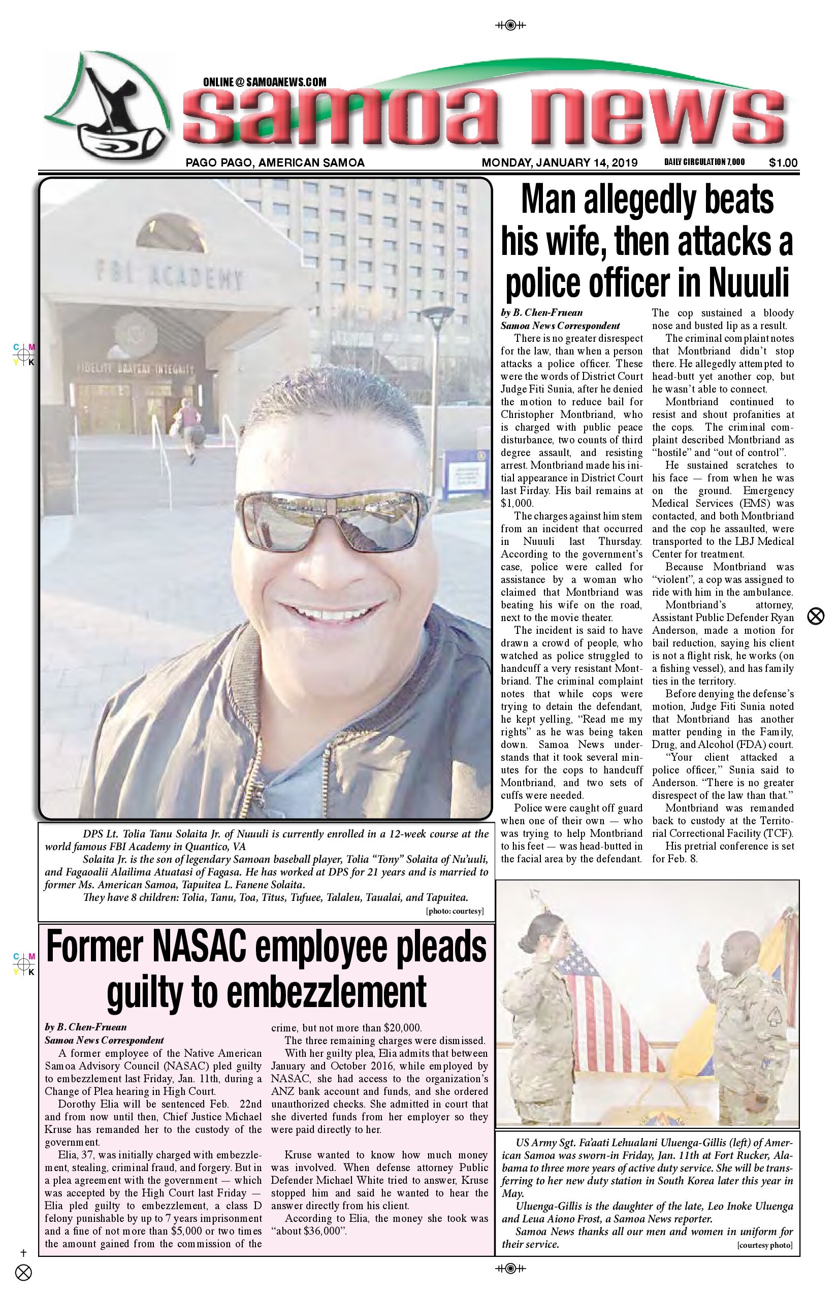 SN News Monday, January 14, 2019