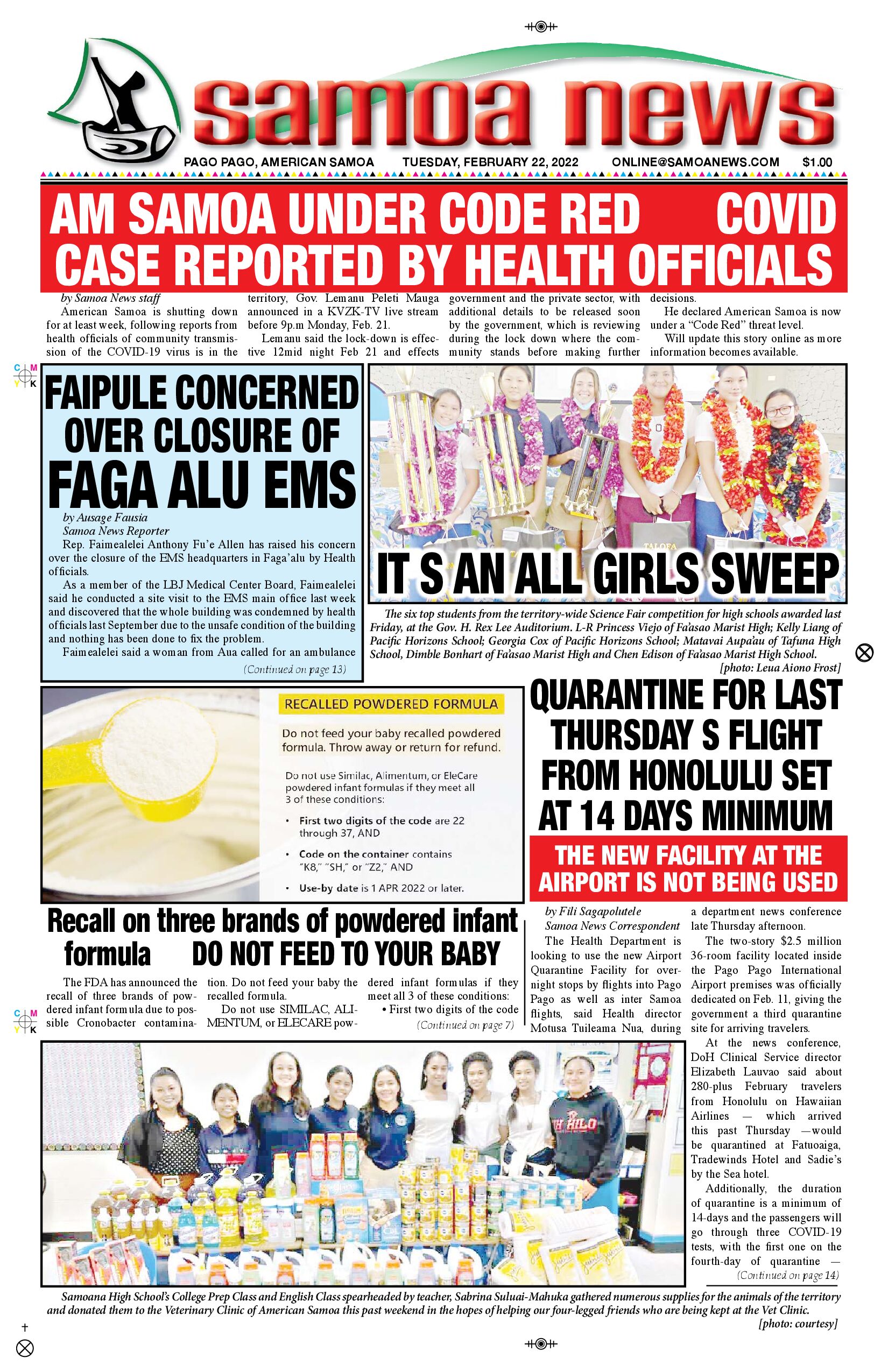 SN News Tuesday, February 22,  2022