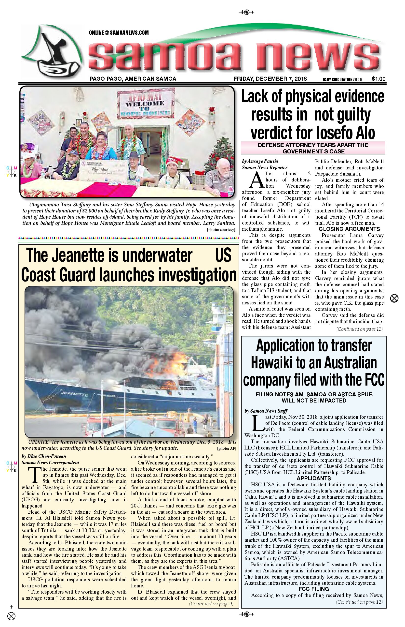 SN News Friday, December 07, 2018