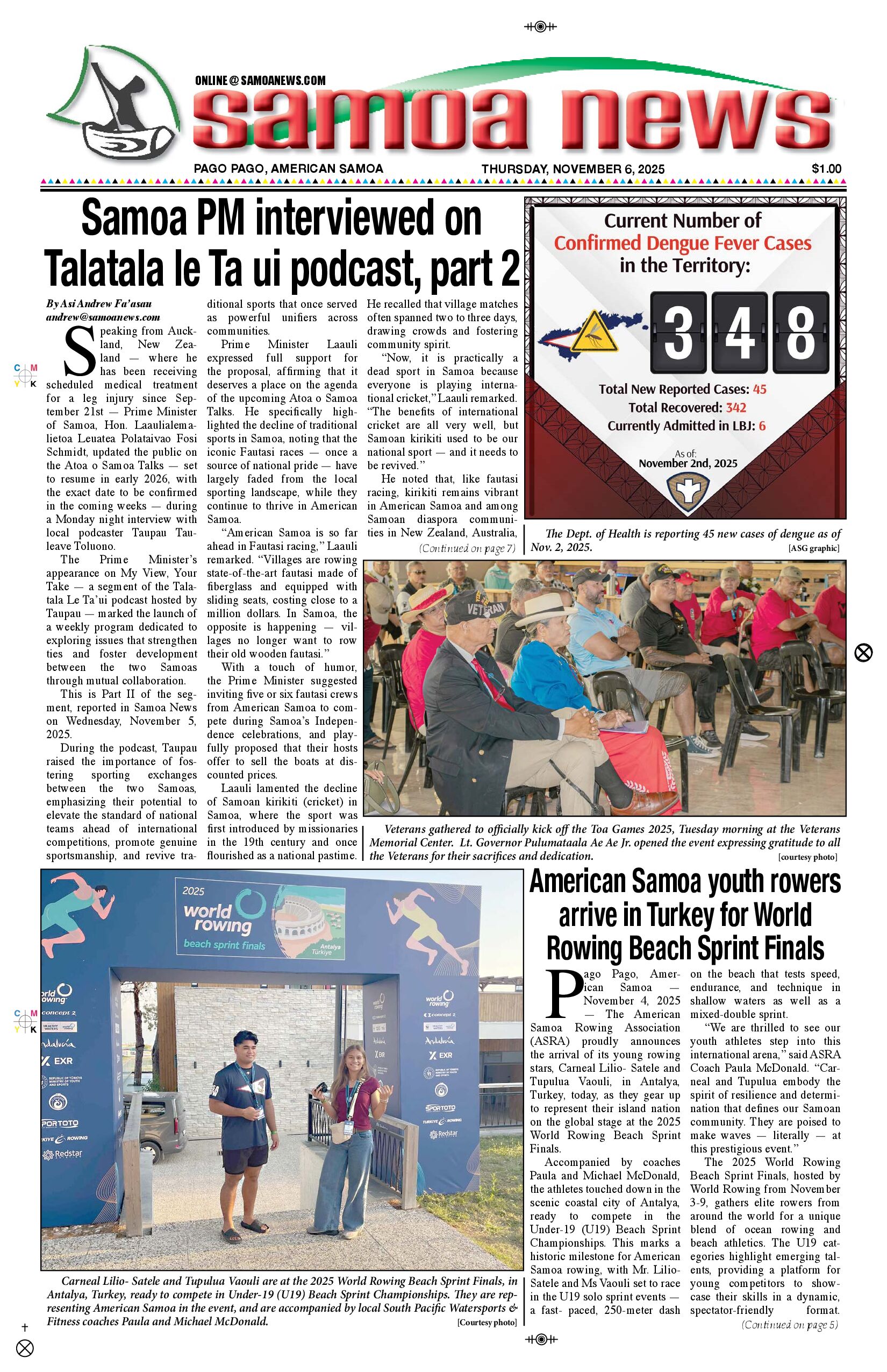 SN News Thursday, November 06, 2025