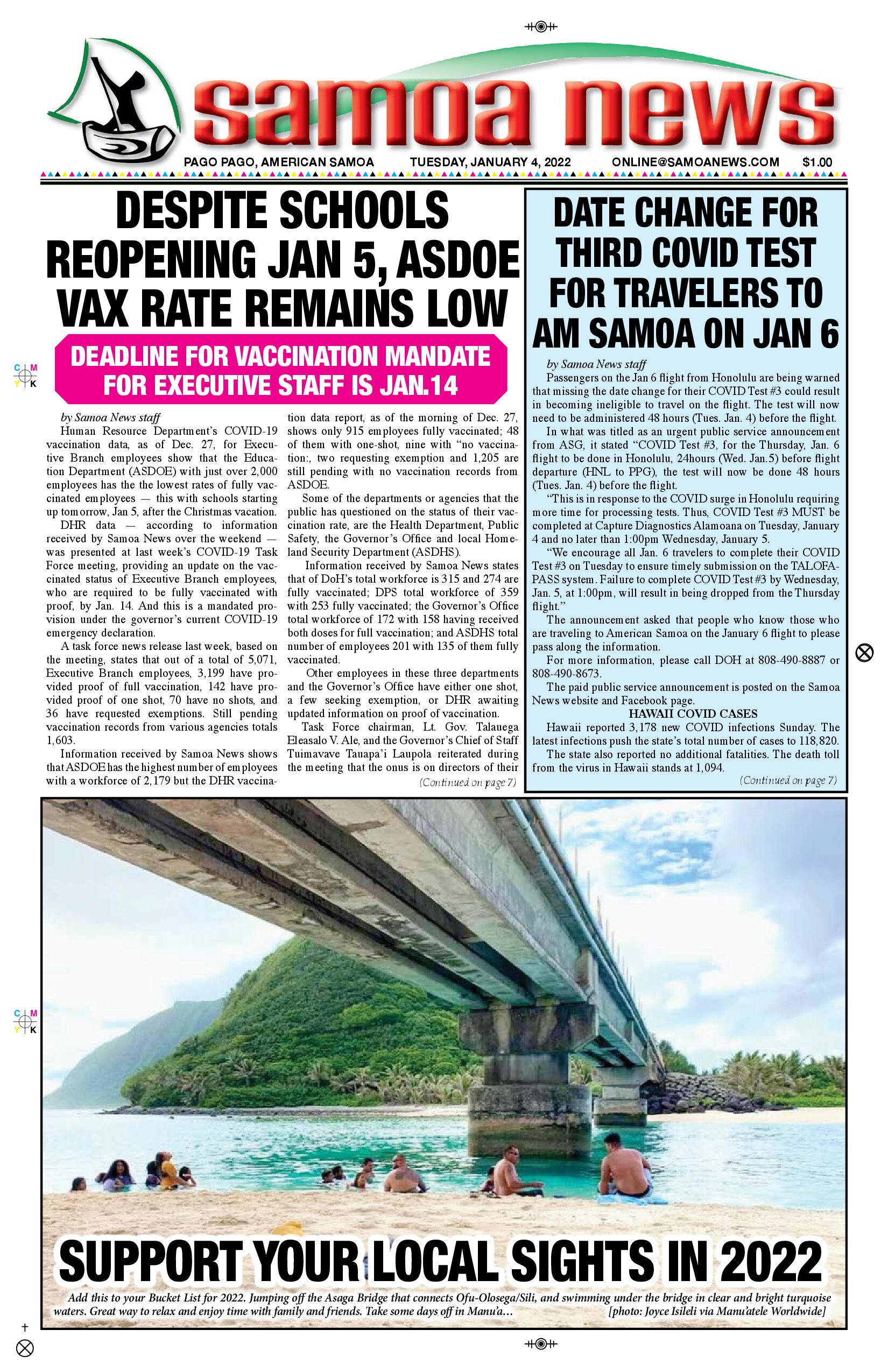 SN News Tuesday, January 04, 2022