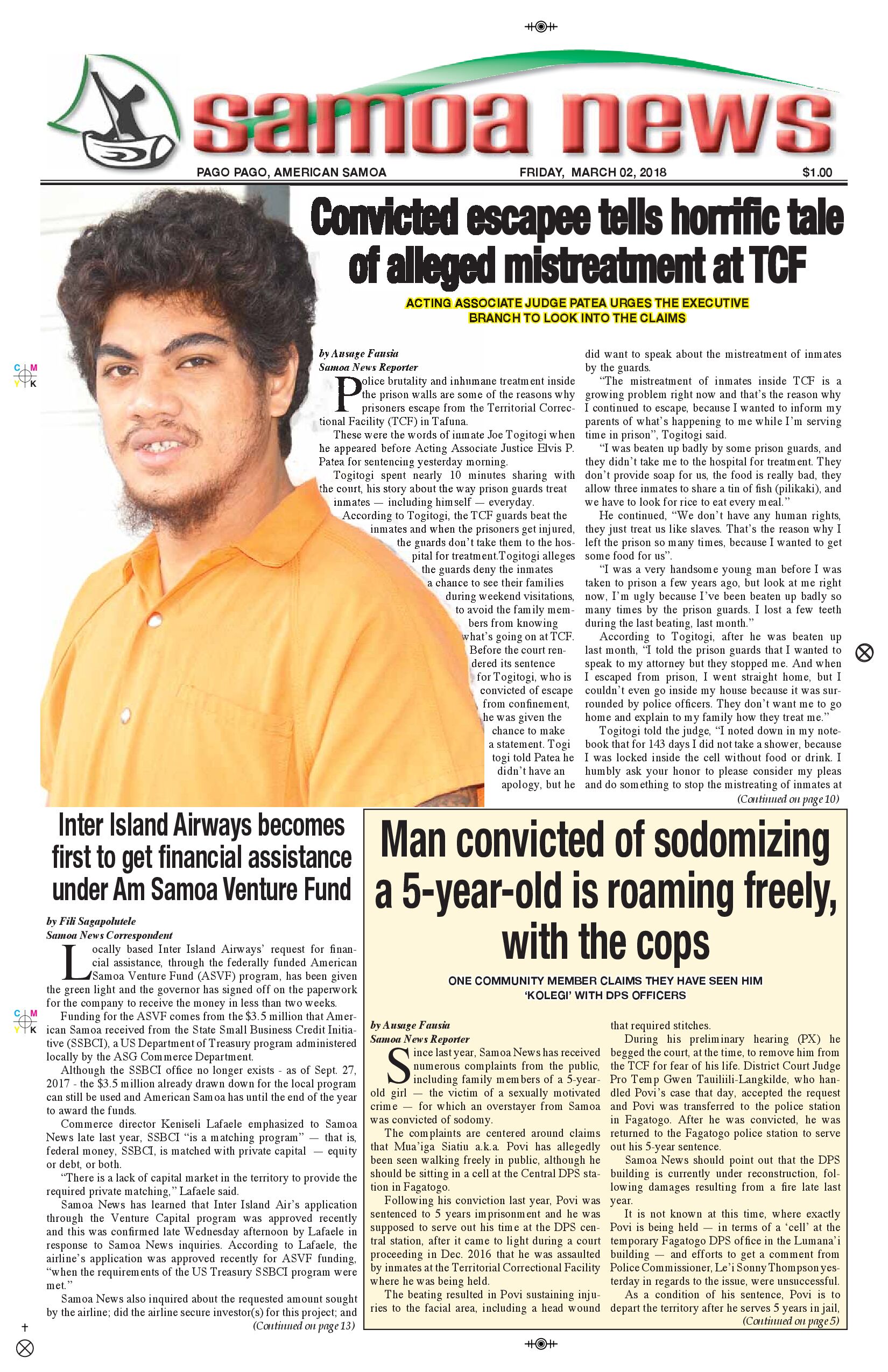 SN News Friday, March 02, 2018