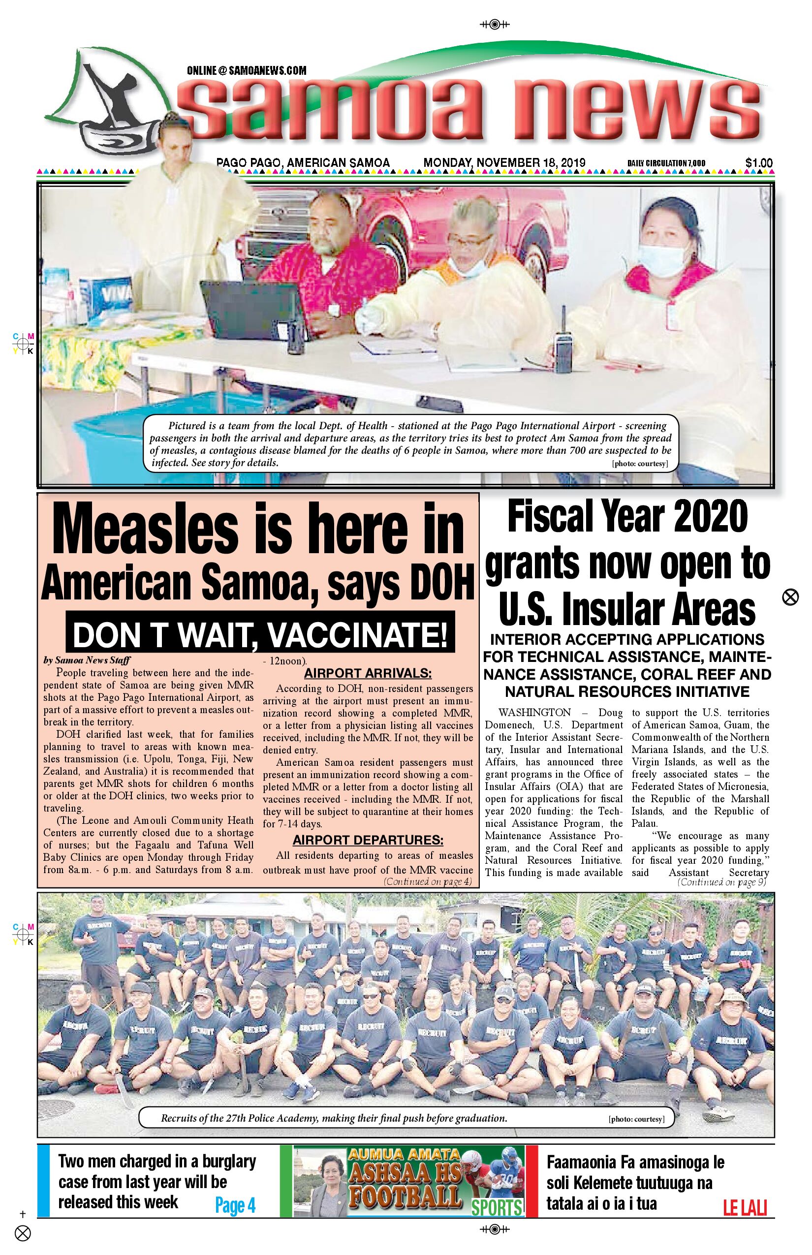 SN News Monday, November 18, 2019