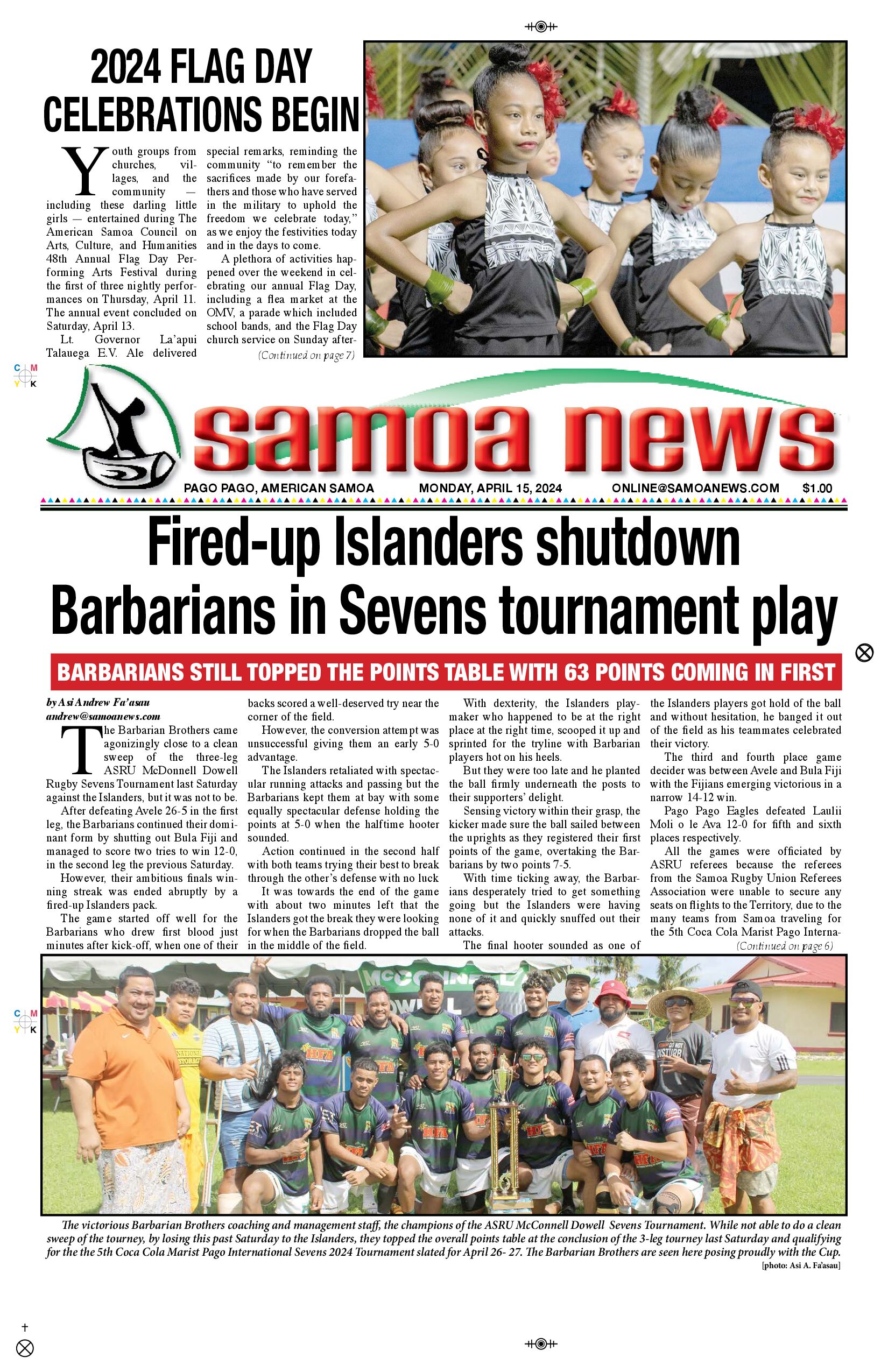 SN News Monday, April 15, 2024