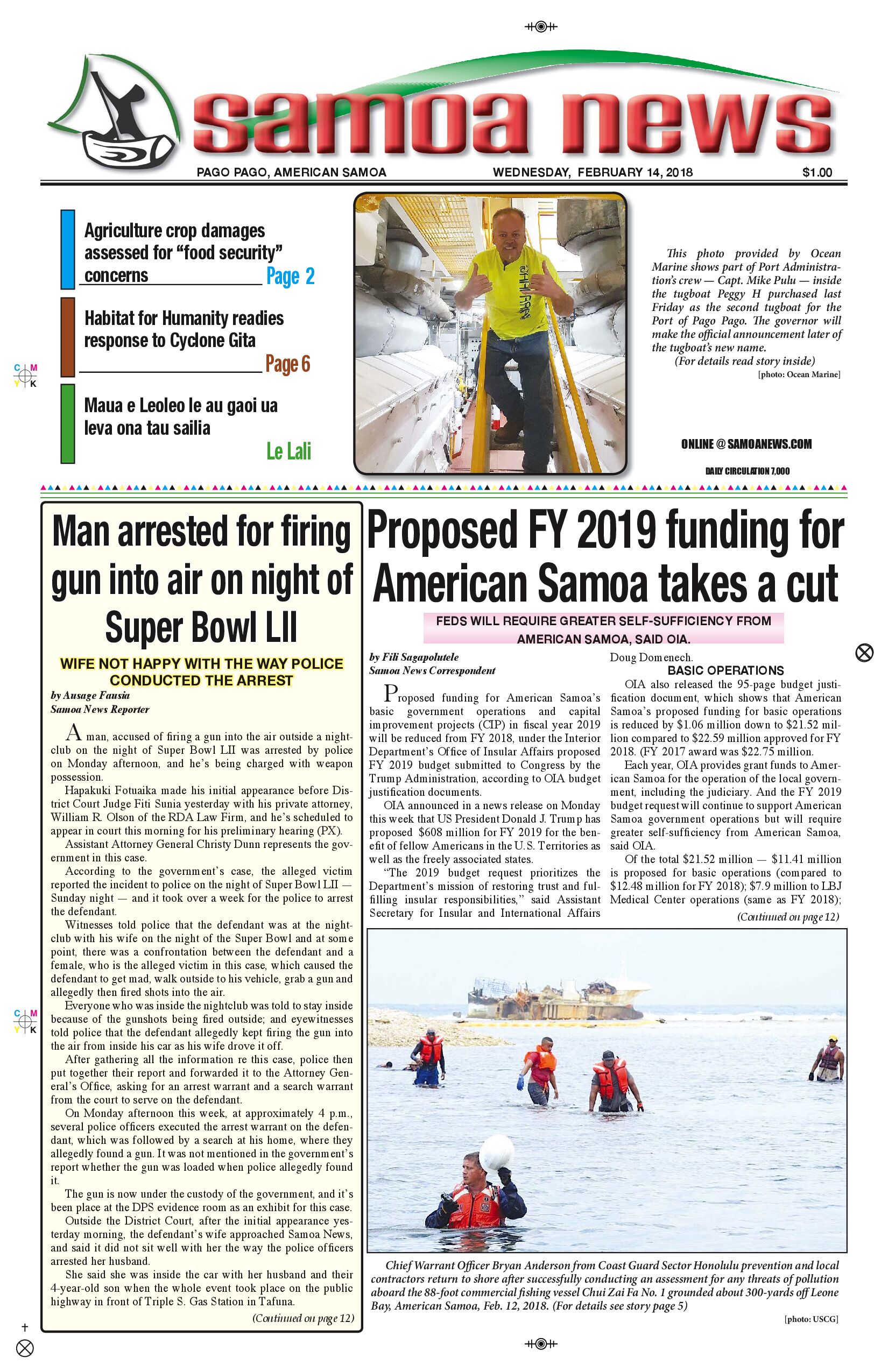 SN News Wednesday, Feb. 14, 2018