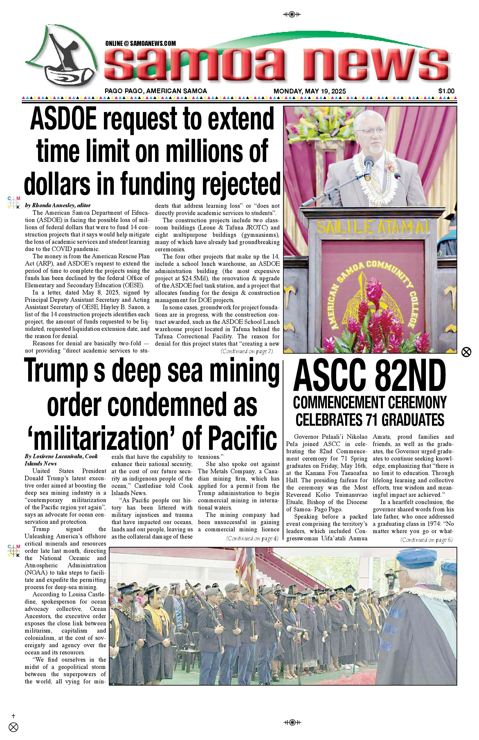 SN News Monday, May 19, 2025