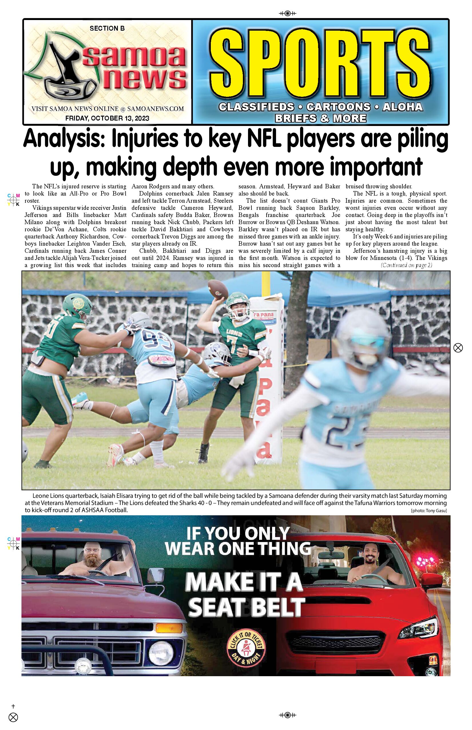 SN Sports Friday, October 13, 2023