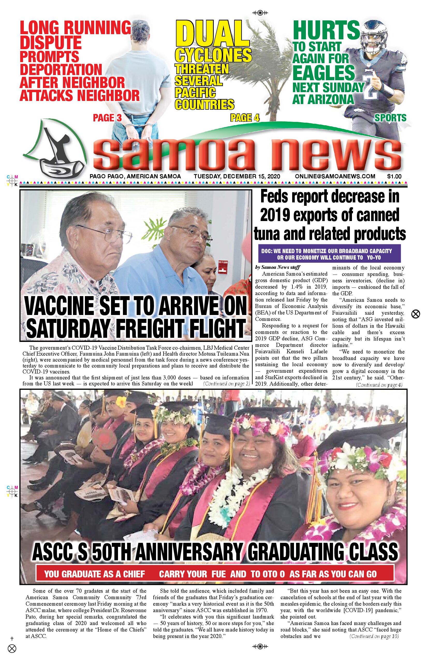 SN News Tuesday, Dec. 15, 2020