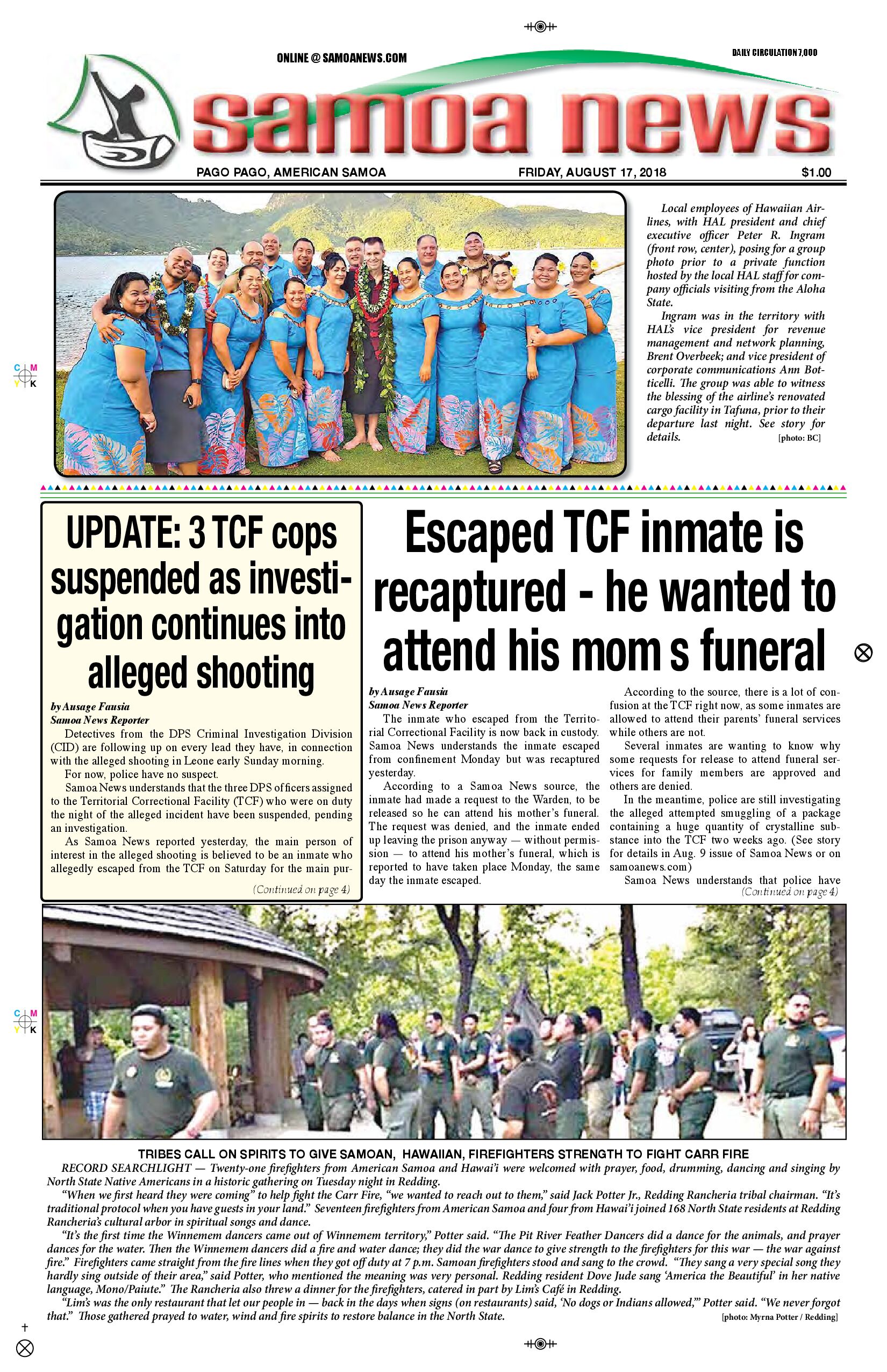 SN News Friday August 17, 2018