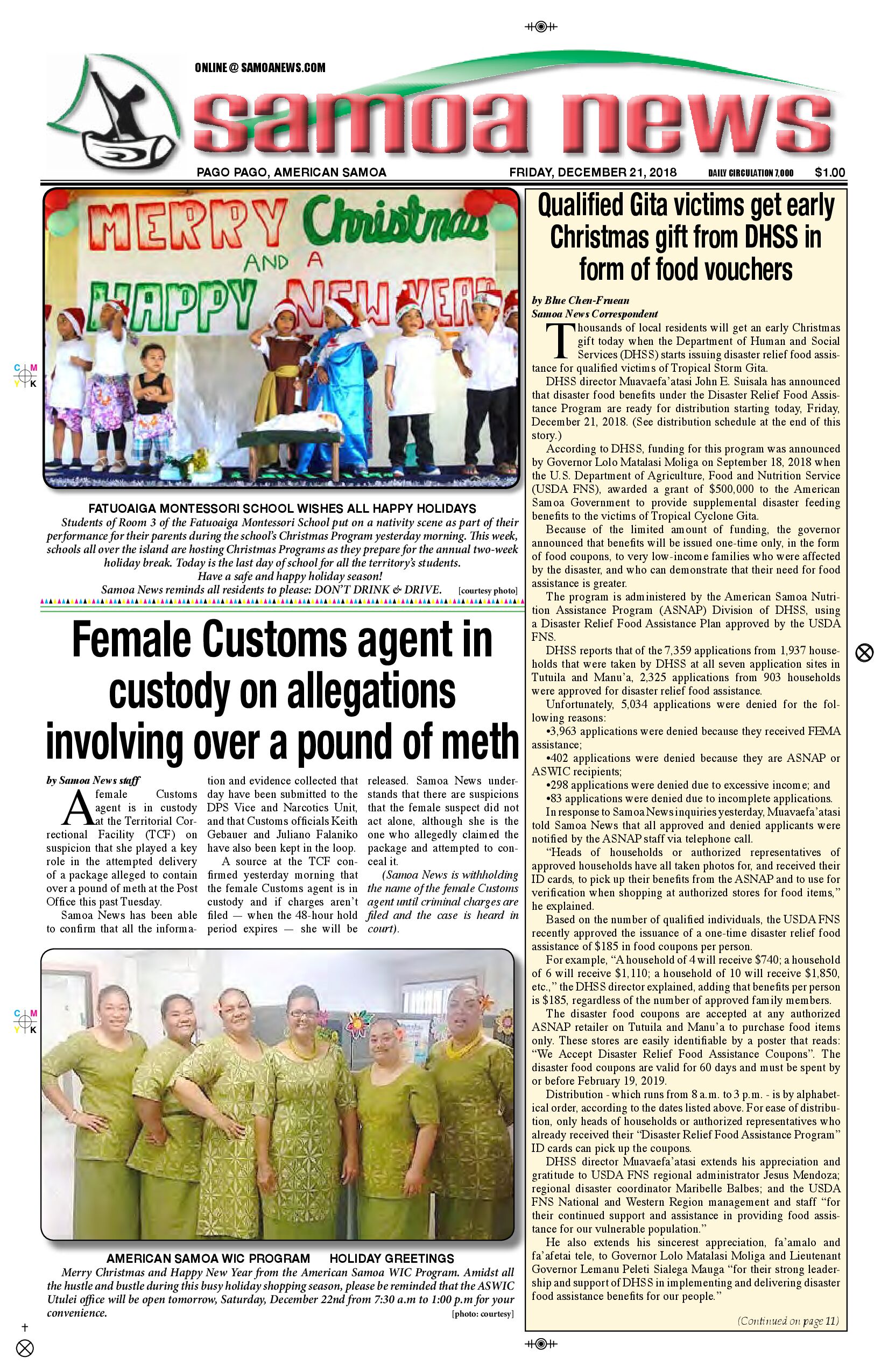 SN News Friday, December 21, 2018