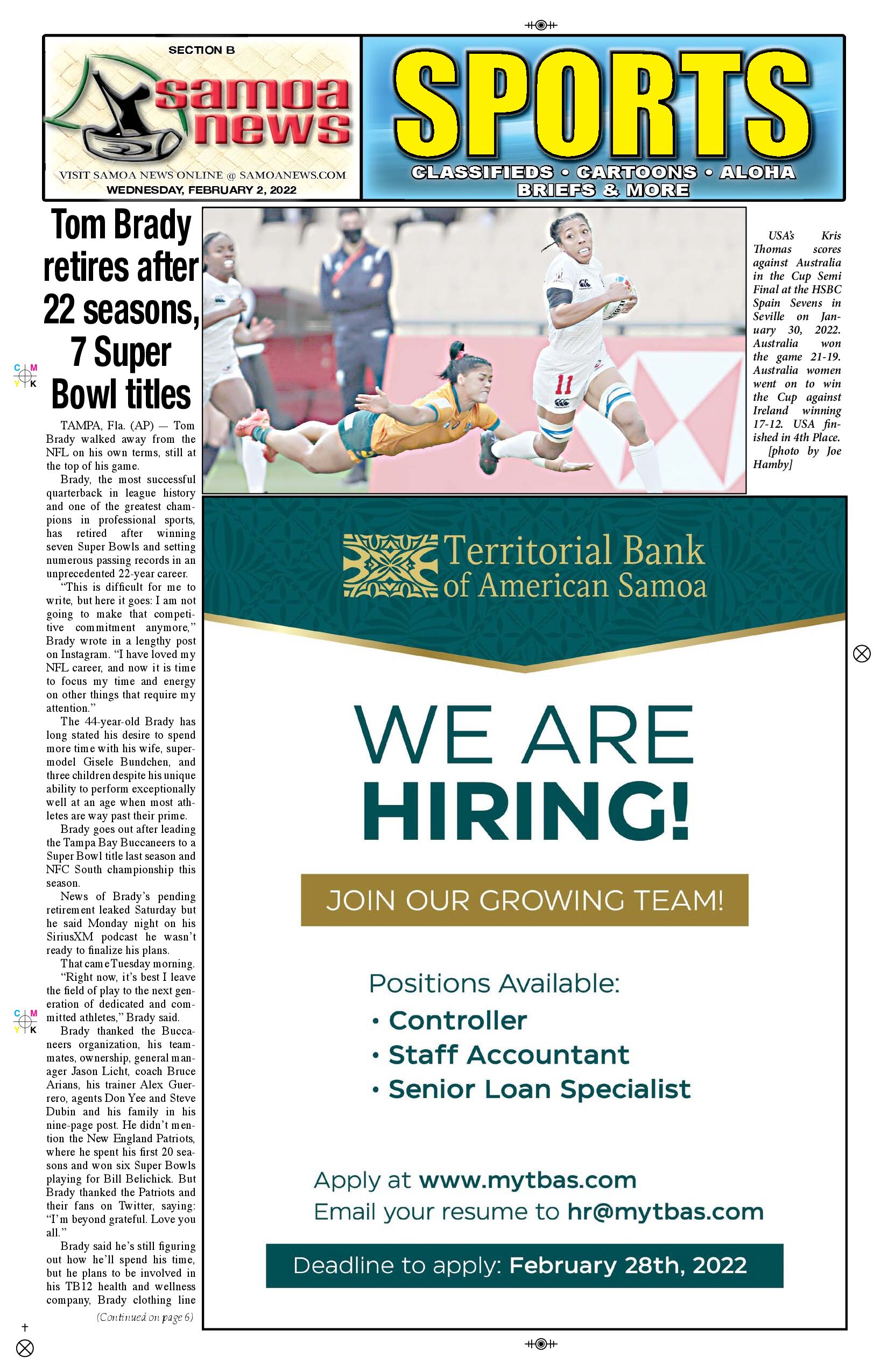 SN Sports Wednesday, February 02, 2022