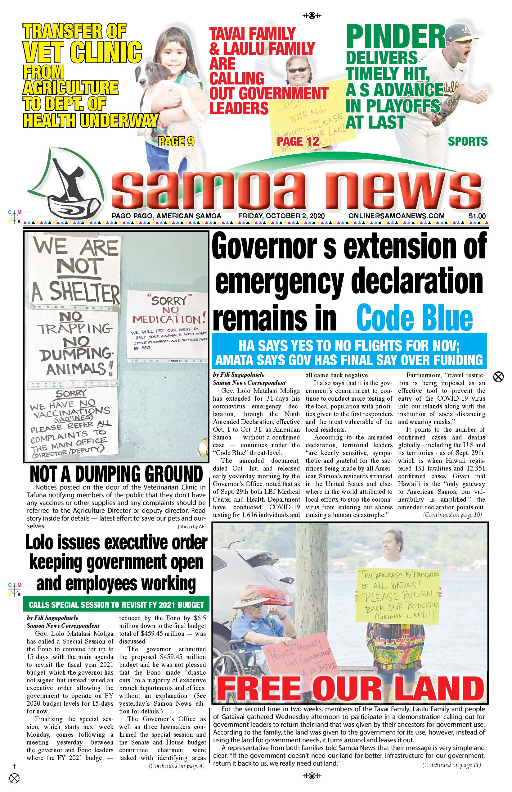 SN News Friday, Oct 02, 2020