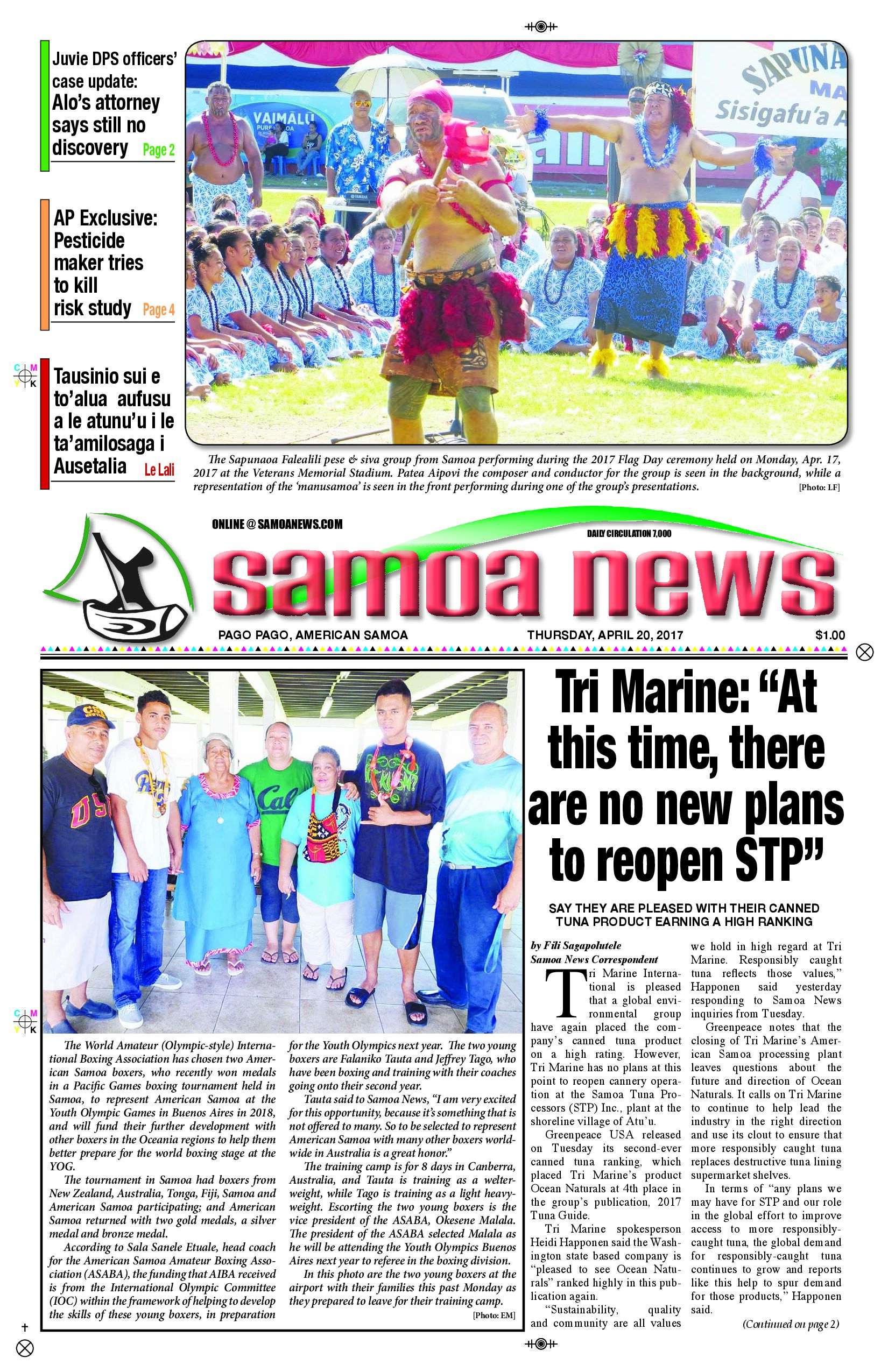 SN News Thursday, April 20, 2017