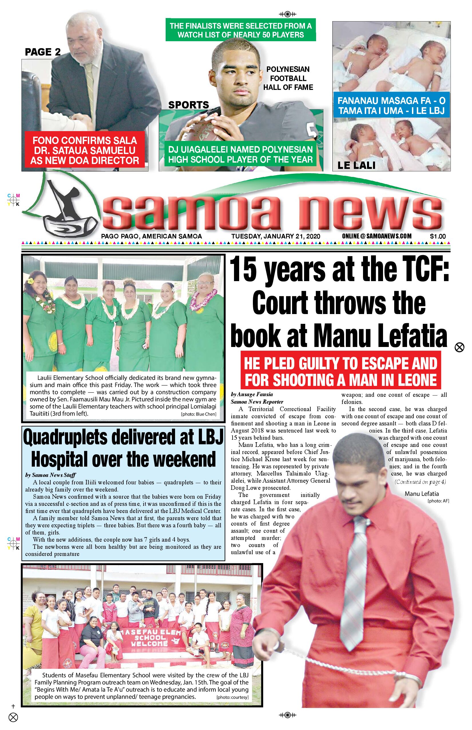 SN News Tuesday, January 21, 2020