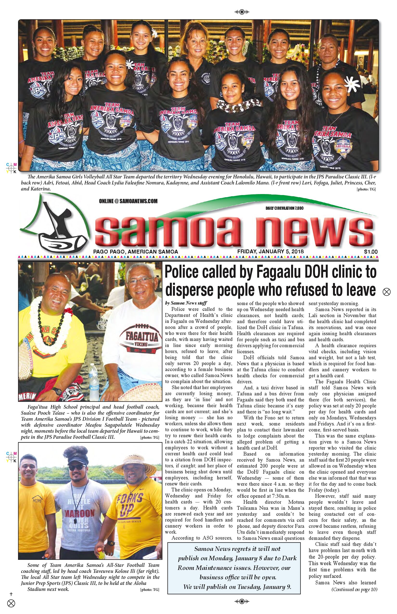 SN News Friday, Jan. 05, 2018