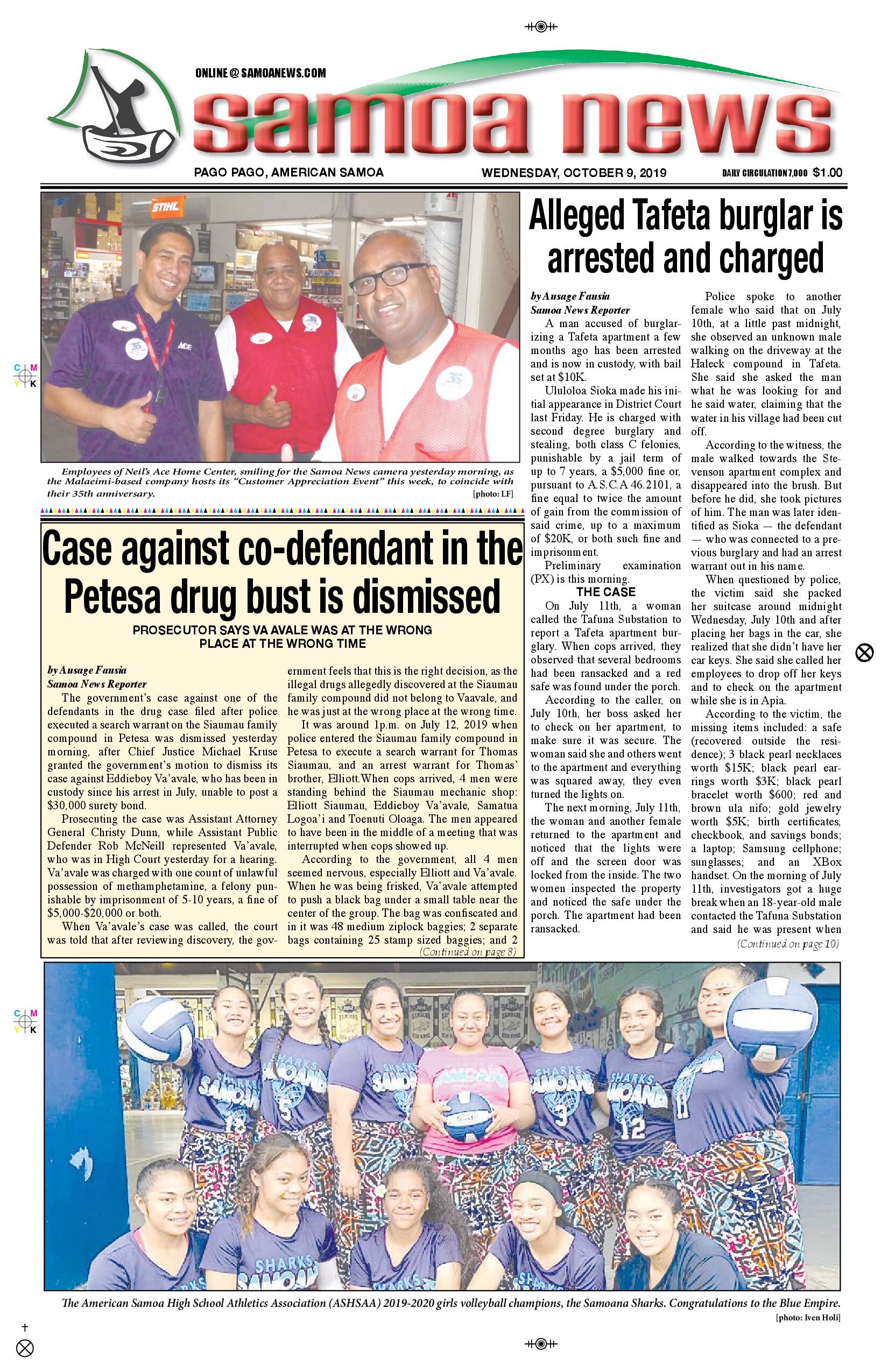 SN News Wednesday, October 09, 2019