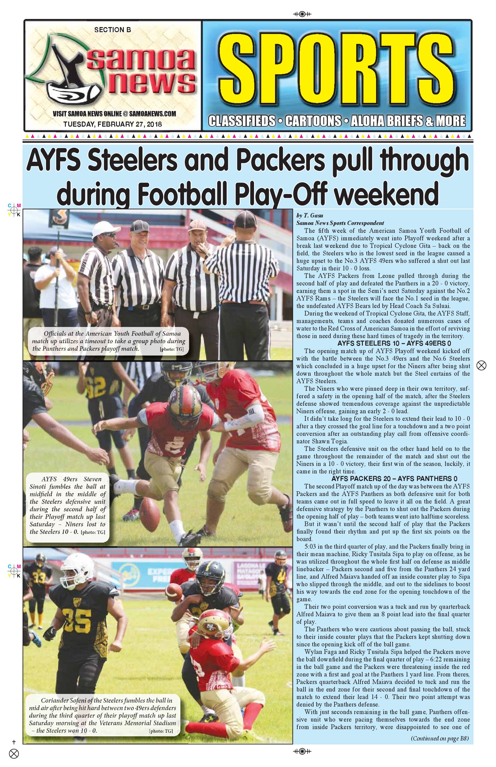 SN Sports Tuesday, Feb. 27,  2018