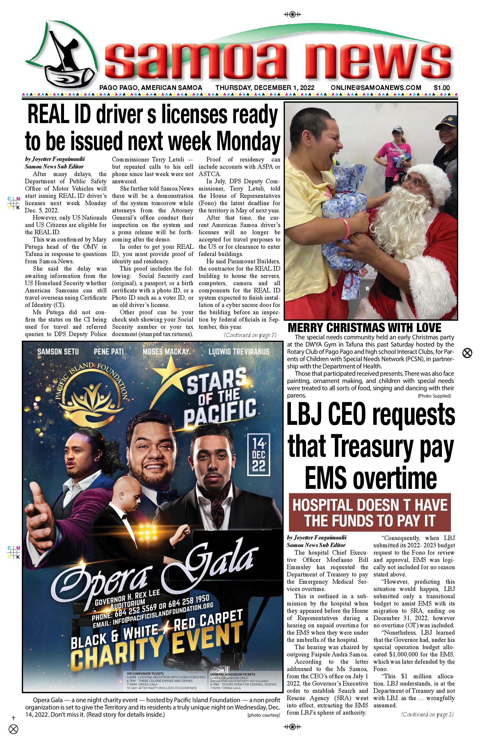 SN News Thursday, December 01, 2022