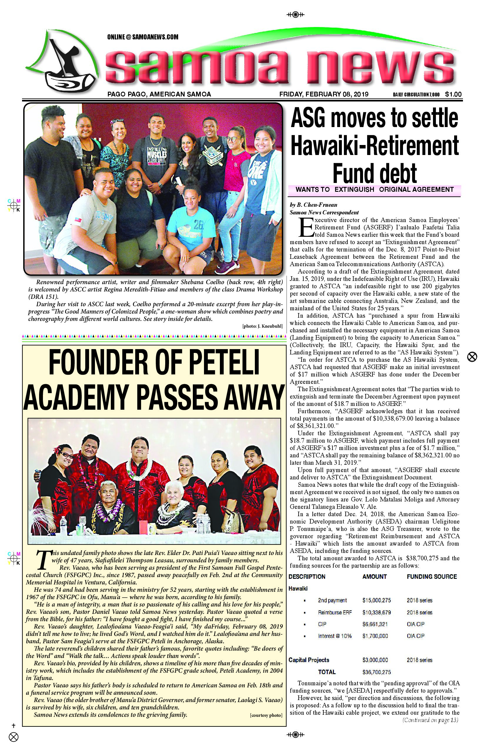 SN News Friday, February 08, 2019