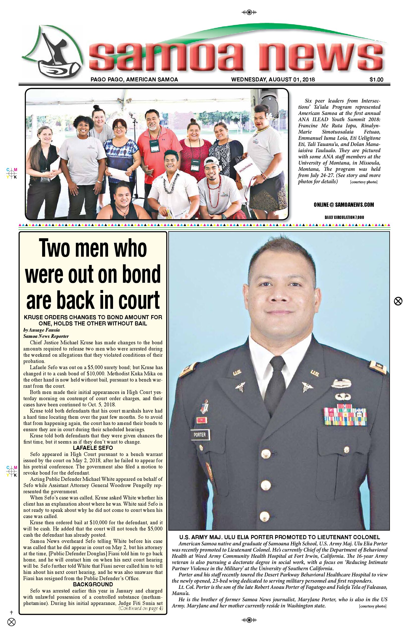 SN News Wednesday, August 01, 2018