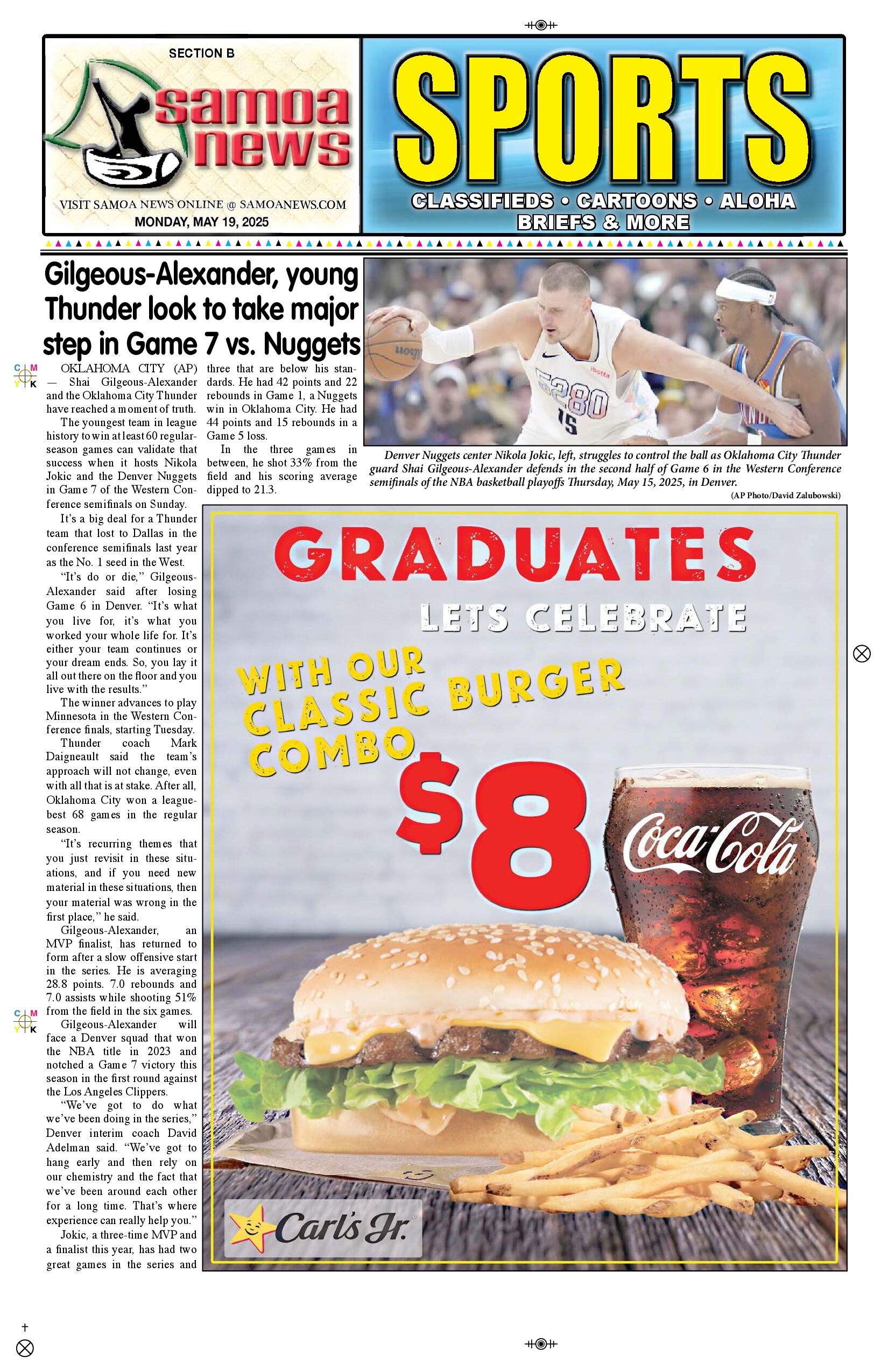 SN Sports Monday, May 19, 2025